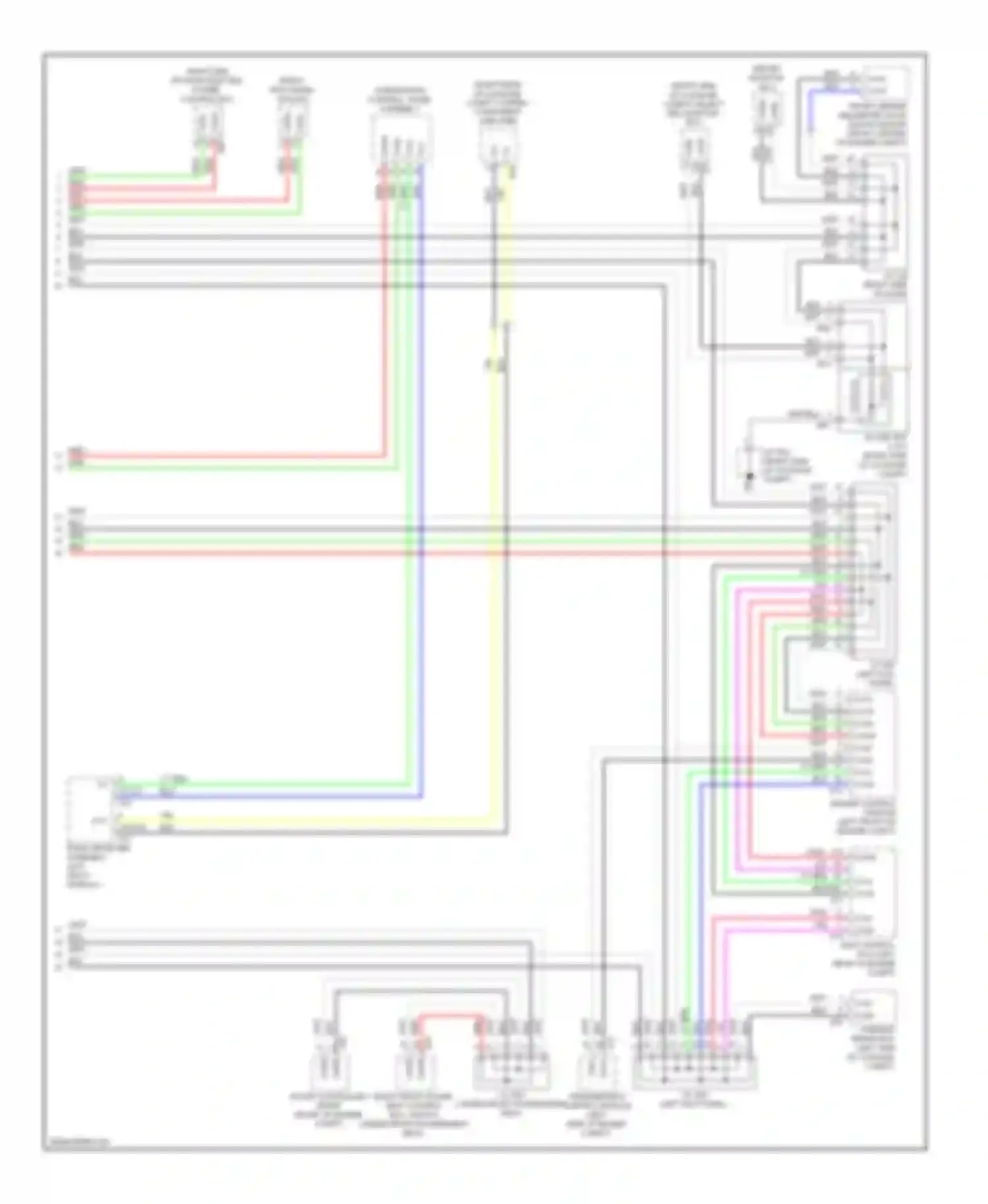 LS Lexus IV (2006-2012): High/low bus circuit (3 of 3)