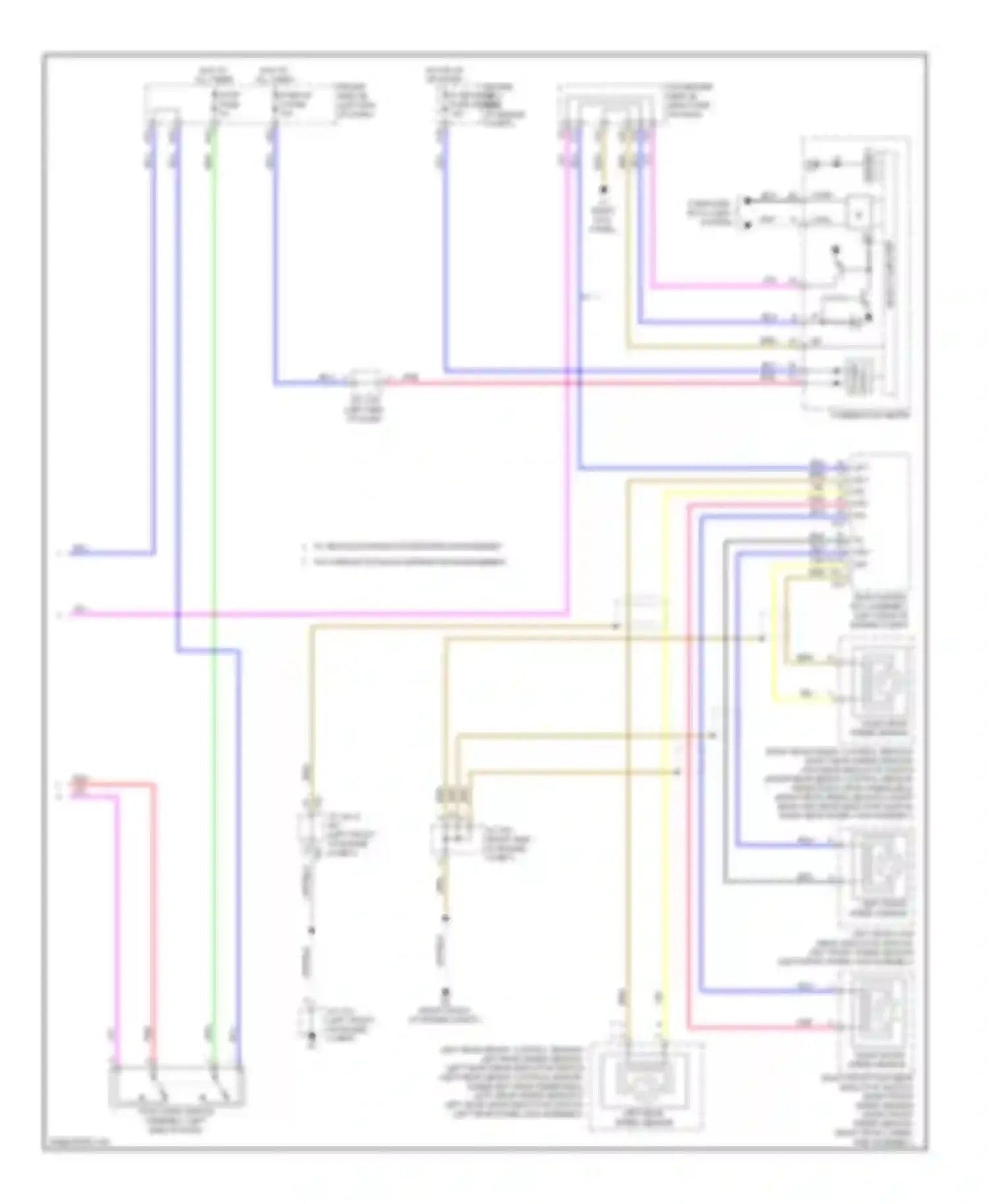 LS Lexus IV (2006-2012): Cruise control circuit, without dynamic radar controls (3 of 3)
