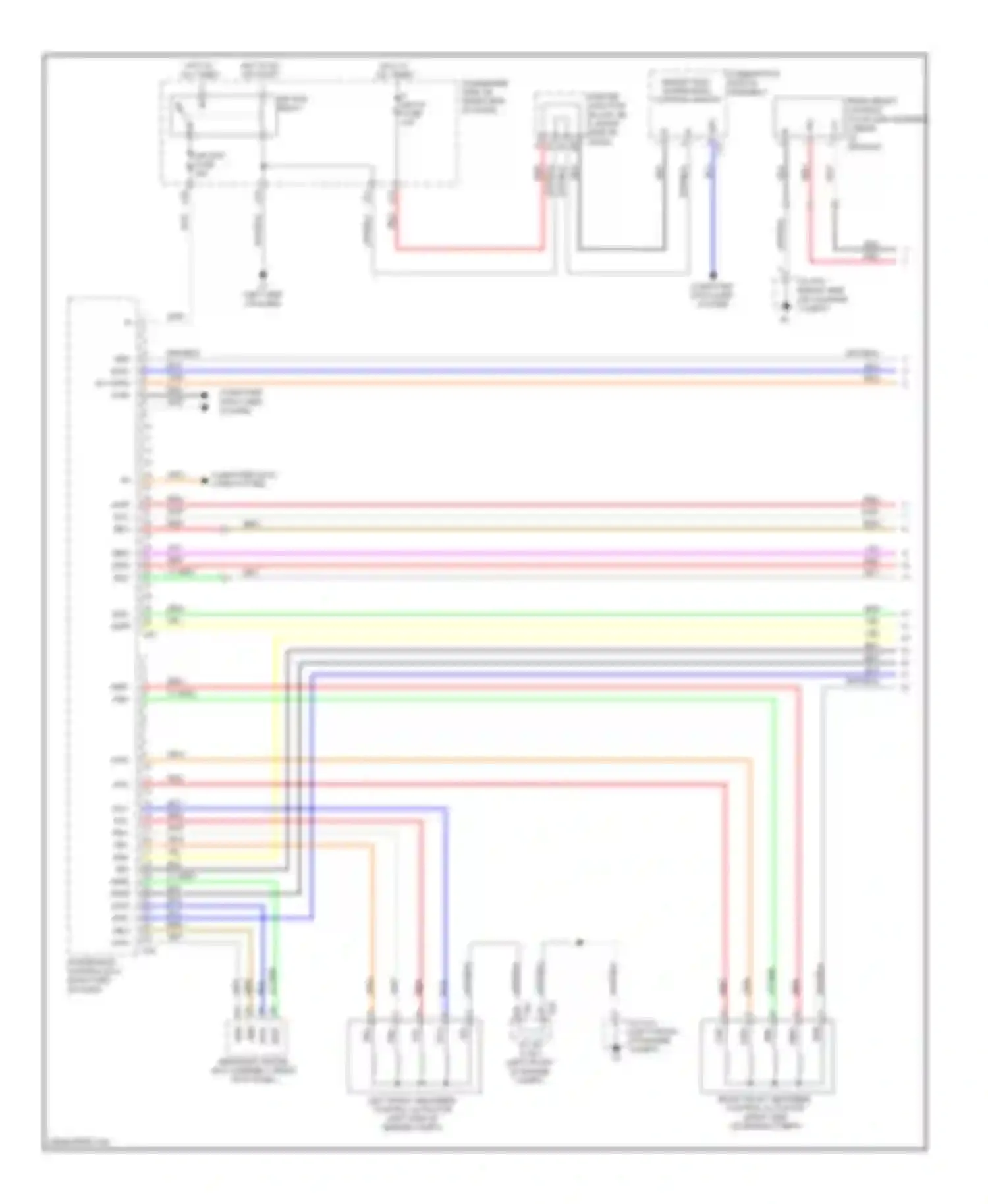 LS Lexus IV (2006-2012): Electronic air suspension circuit (1 of 3)