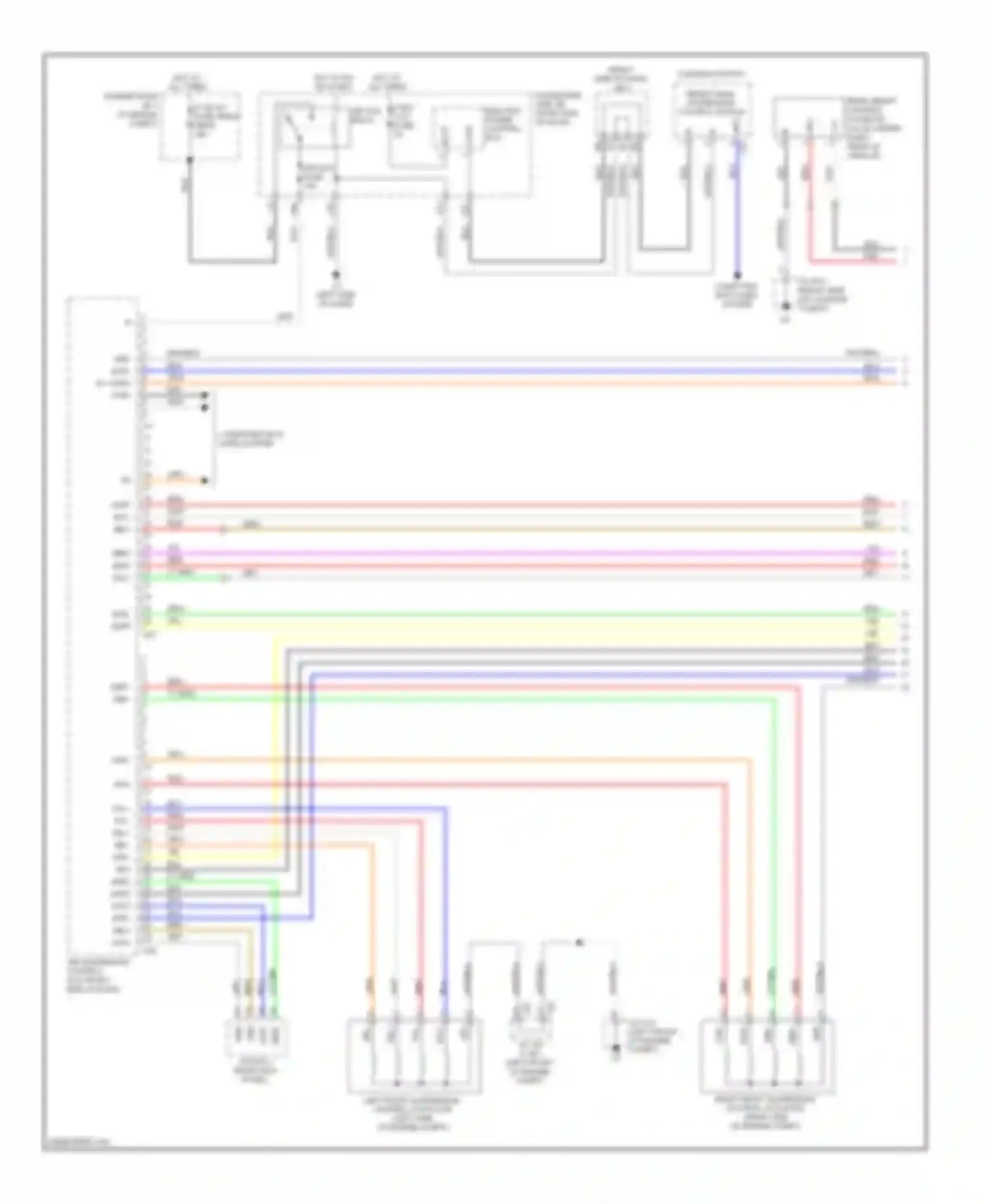 LS Lexus IV (2006-2012): Electronic suspension circuit (1 of 3)