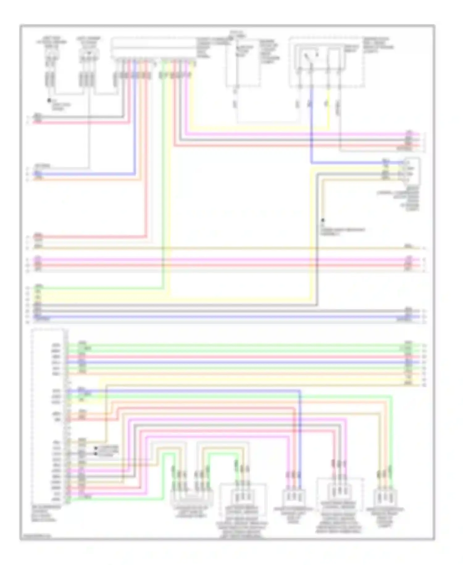 LS Lexus IV (2006-2012): Electronic suspension circuit (2 of 3)