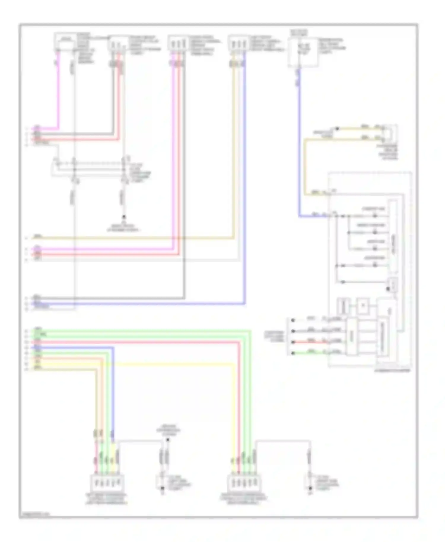 LS Lexus IV (2006-2012): Electronic suspension circuit (3 of 3)