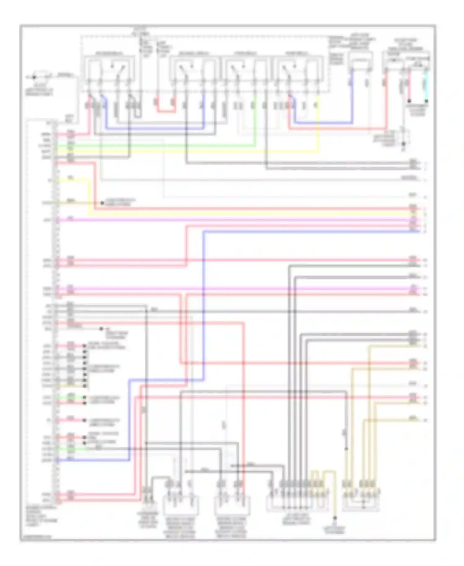 LS Lexus IV (2006-2012): Wiring diagram engine performance 5.0l, engine controls circuit (1 of 7)