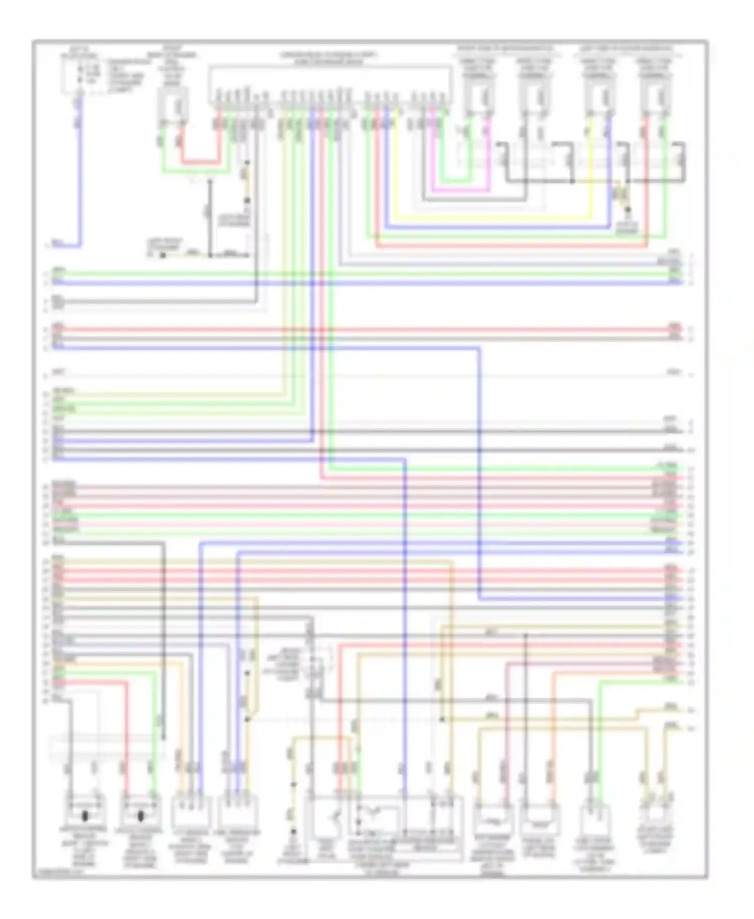 LS Lexus IV (2006-2012): Wiring diagram engine performance 5.0l, engine controls circuit (4 of 7)