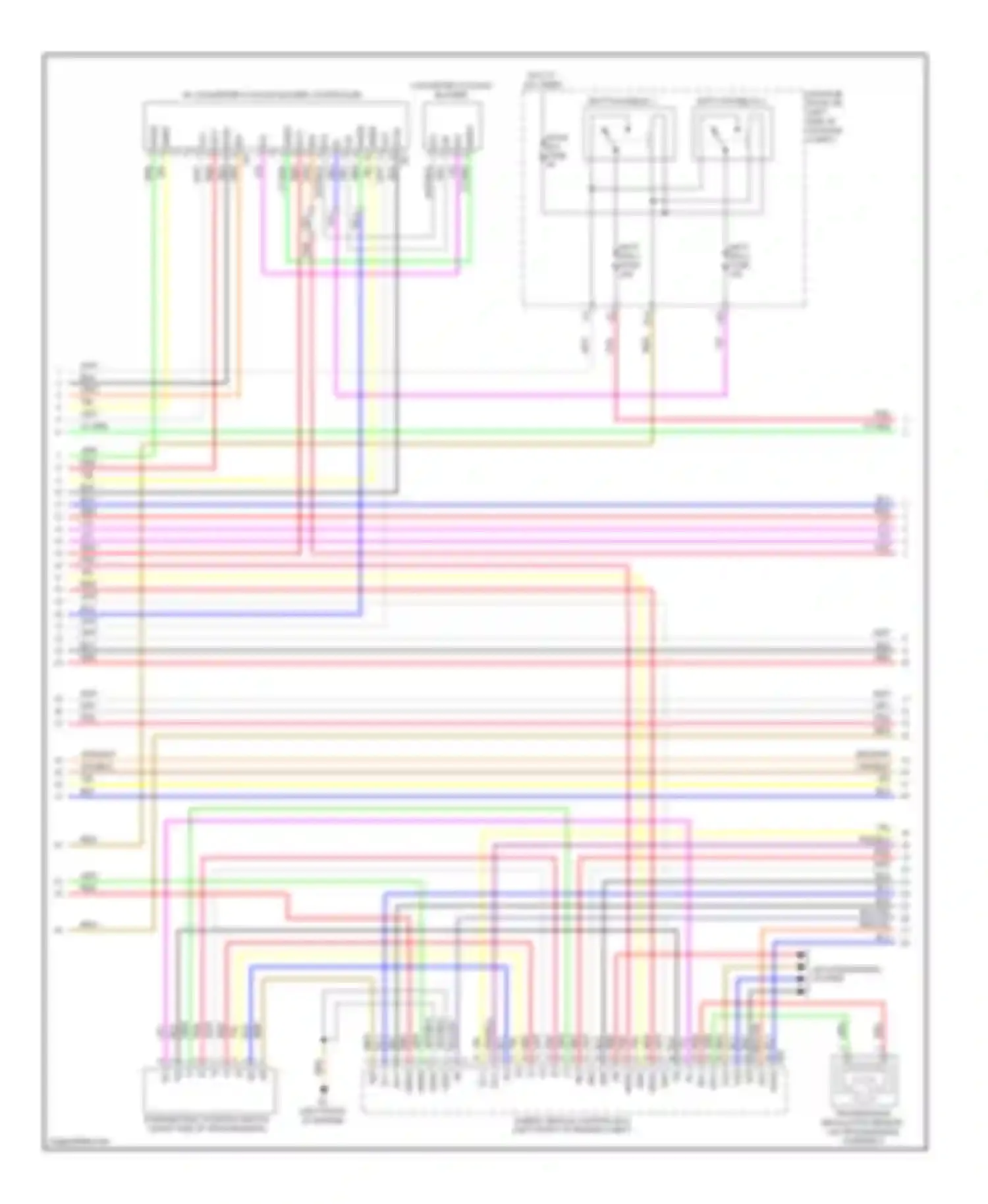LS Lexus IV (2006-2012): Wiring diagram engine performance 5.0l, hybrid system circuit (5 of 7)