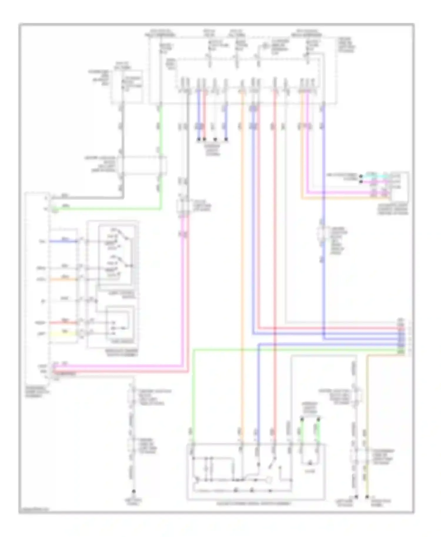 LS Lexus IV (2006-2012): Exterior lamps circuit (1 of 3)