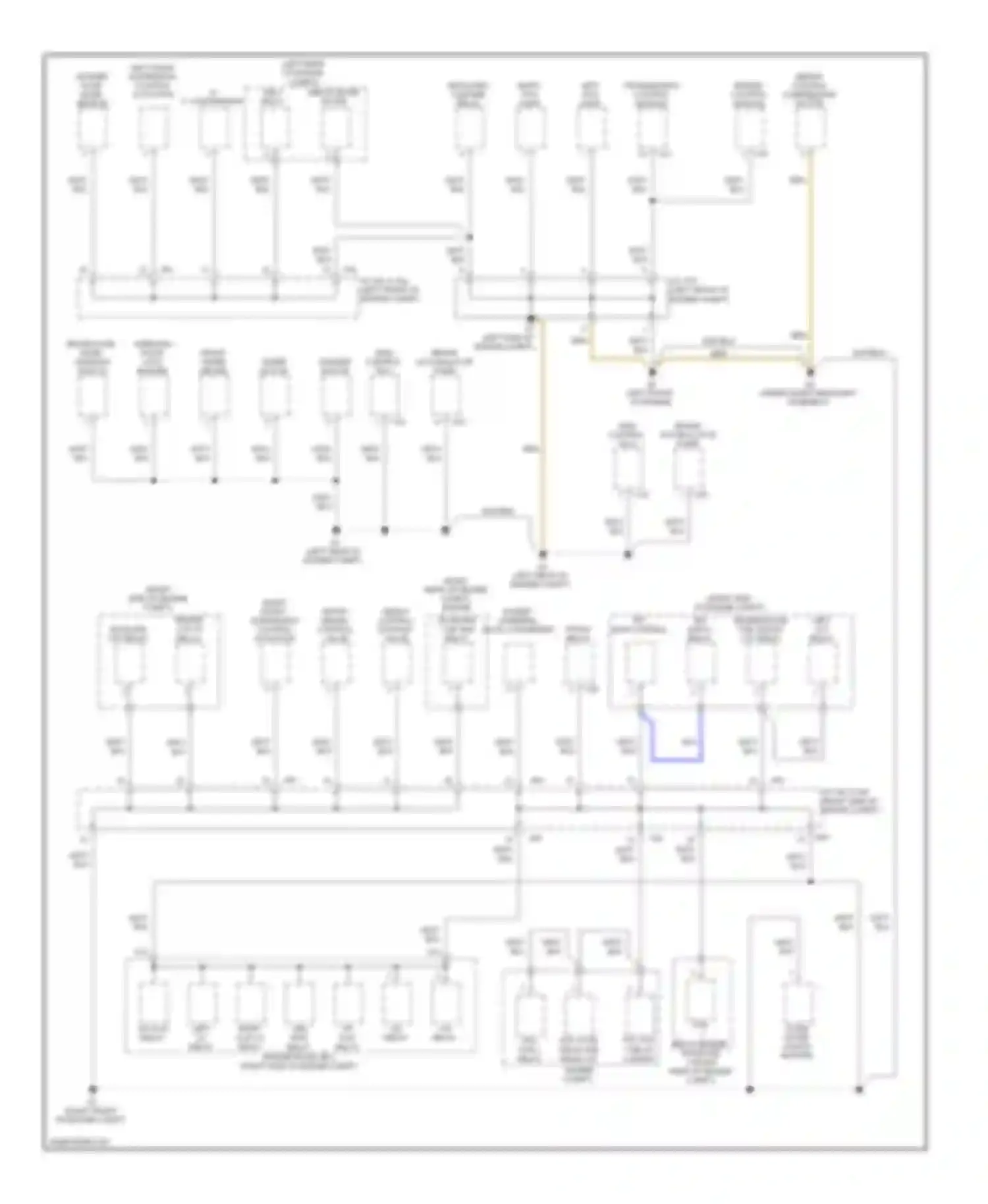 LS Lexus IV (2006-2012): Ground distribution circuit (1 of 6)