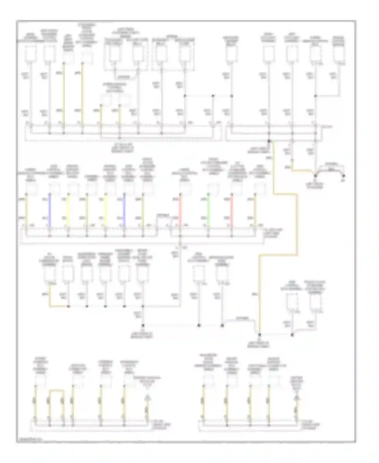 LS Lexus IV (2006-2012): Ground distribution circuit (1 of 7)