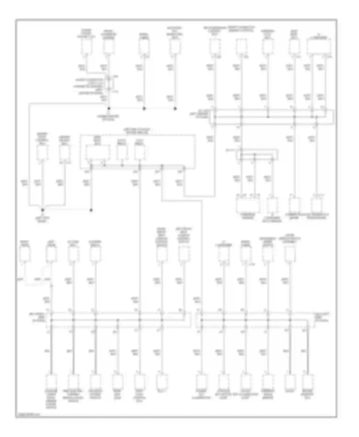 LS Lexus IV (2006-2012): Ground distribution circuit (3 of 6)