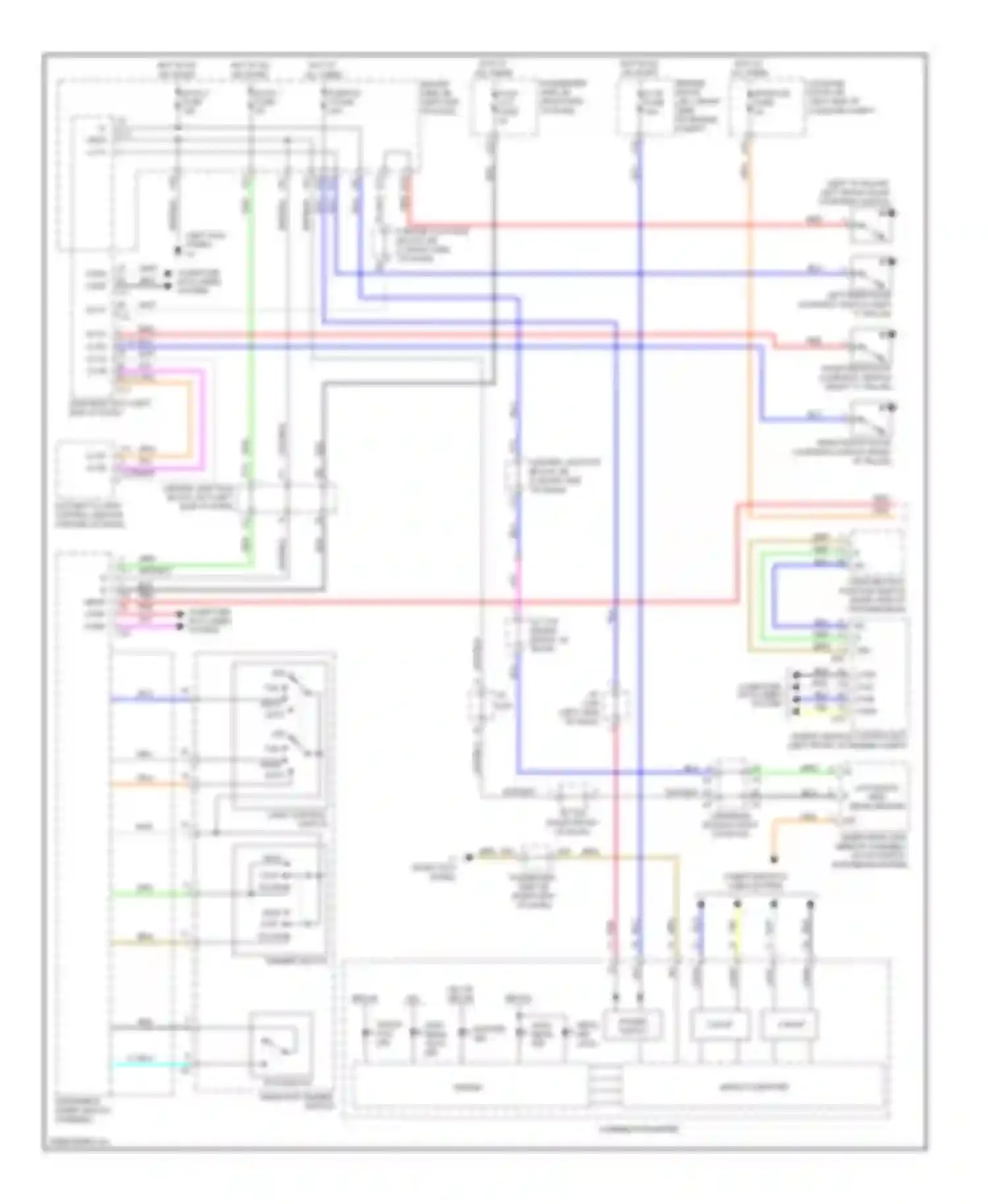 LS Lexus IV (2006-2012): Headlamps circuit (1 of 2)