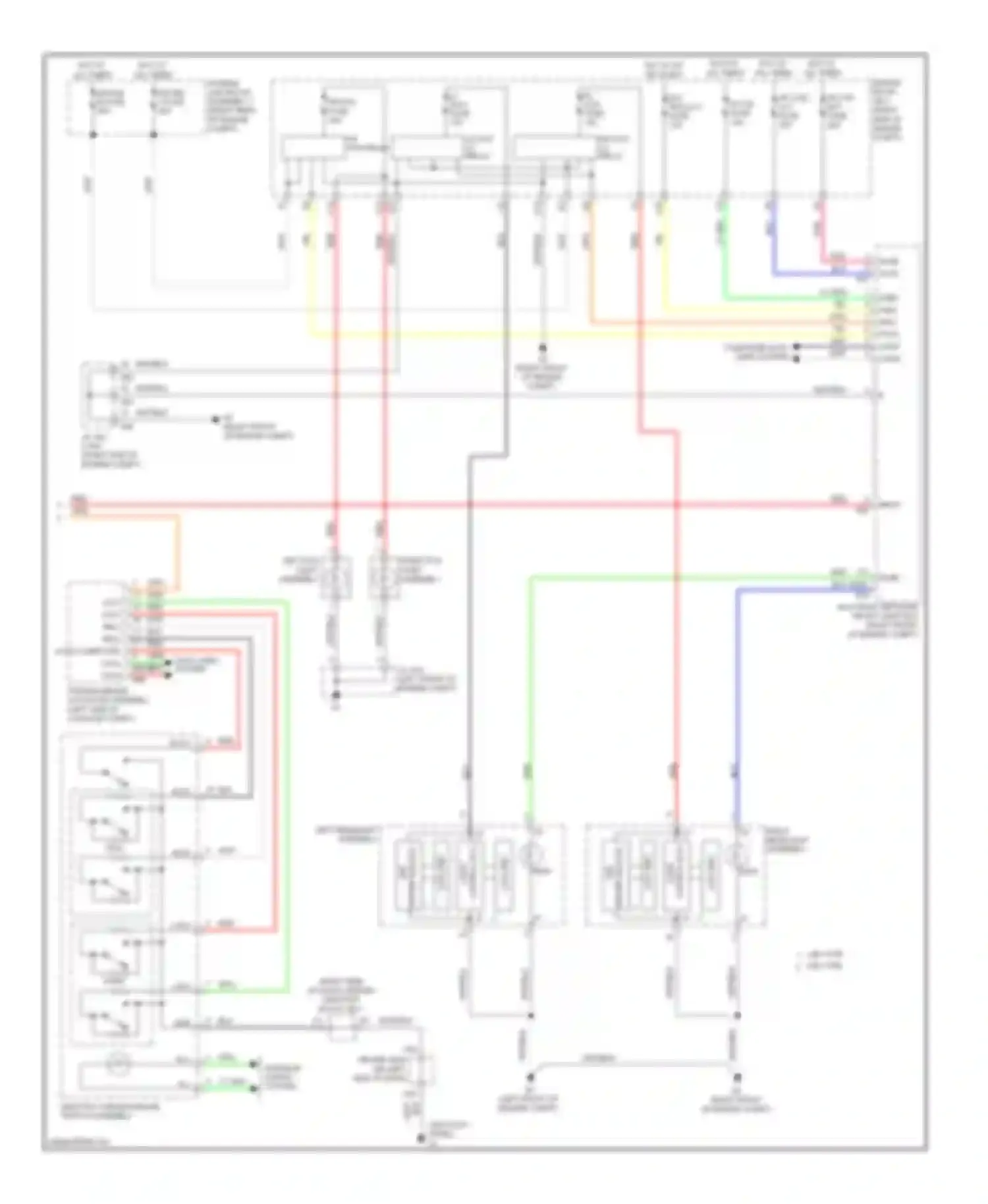 LS Lexus IV (2006-2012): Headlamps circuit (2 of 2)
