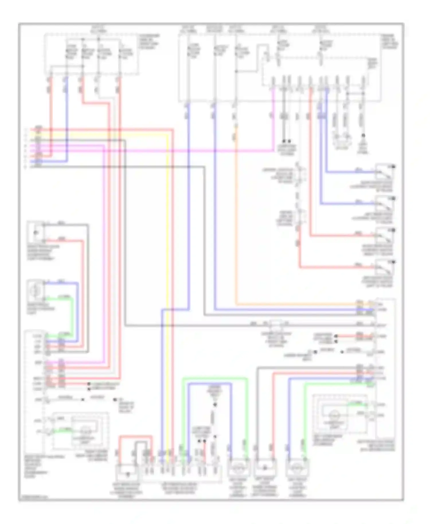 LS Lexus IV (2006-2012): Courtesy lamps circuit (3 of 3)