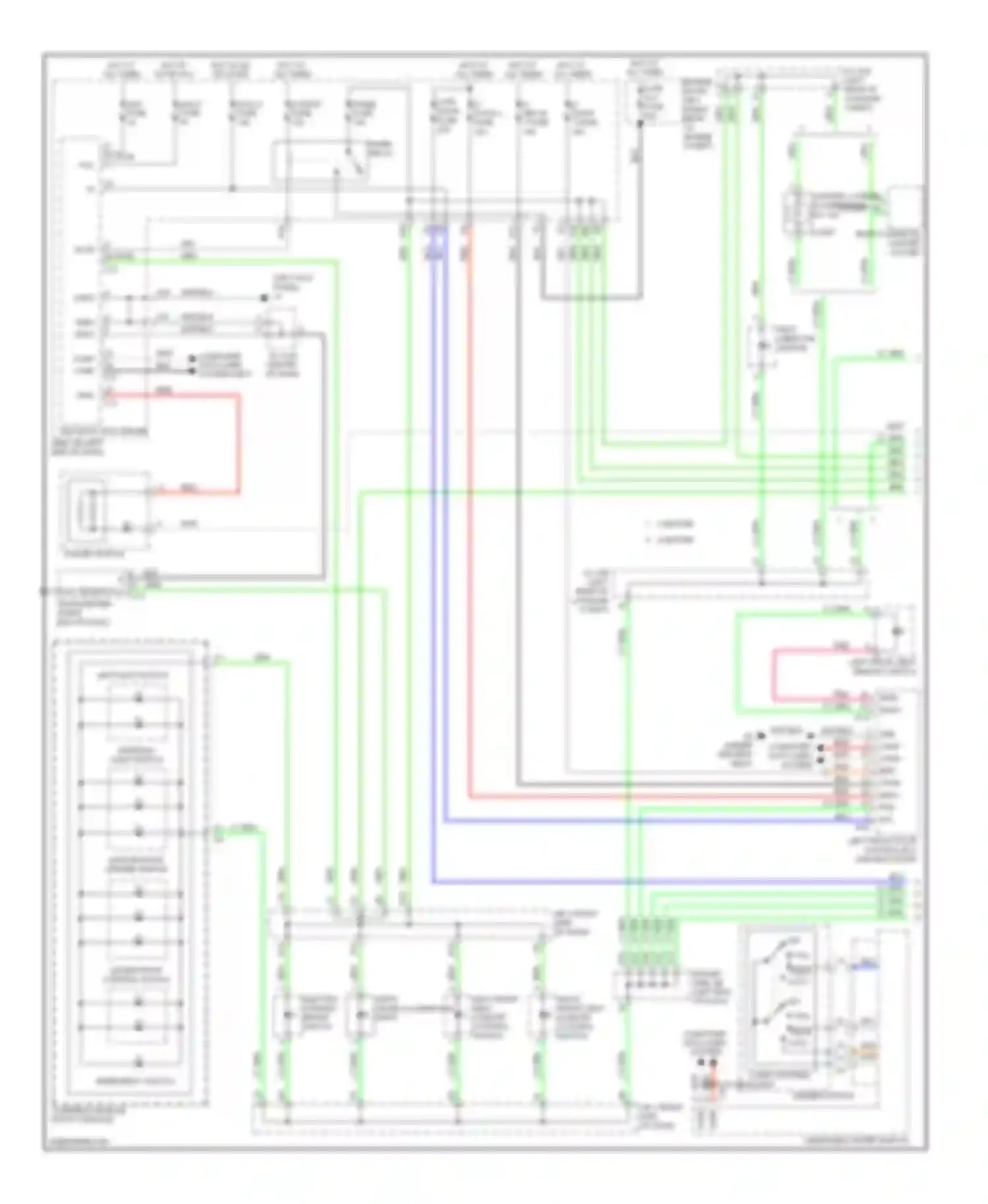 LS Lexus IV (2006-2012): Instrument illumination circuit (1 of 3)