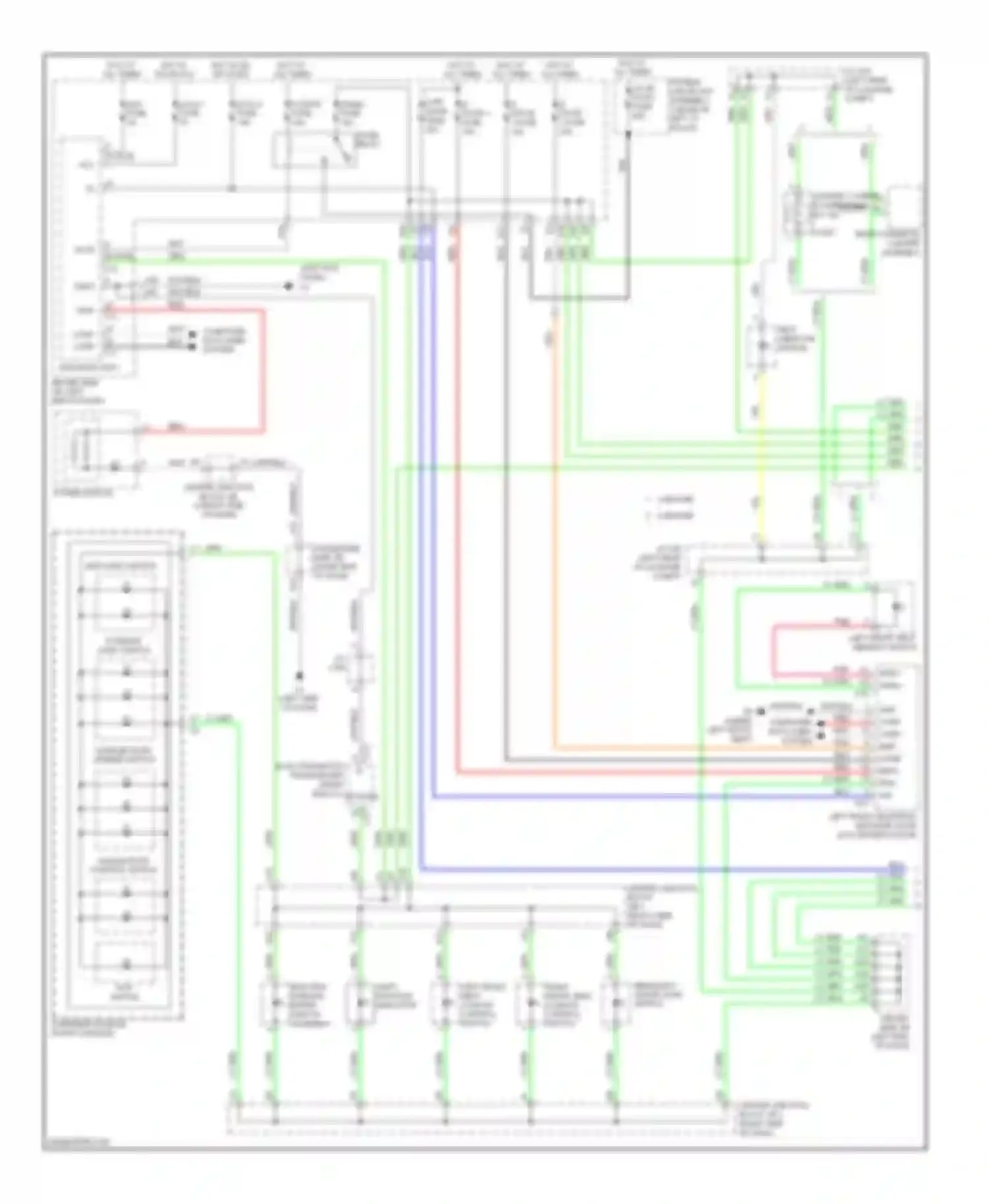 LS Lexus IV (2006-2012): Instrument illumination circuit (1 of 4)