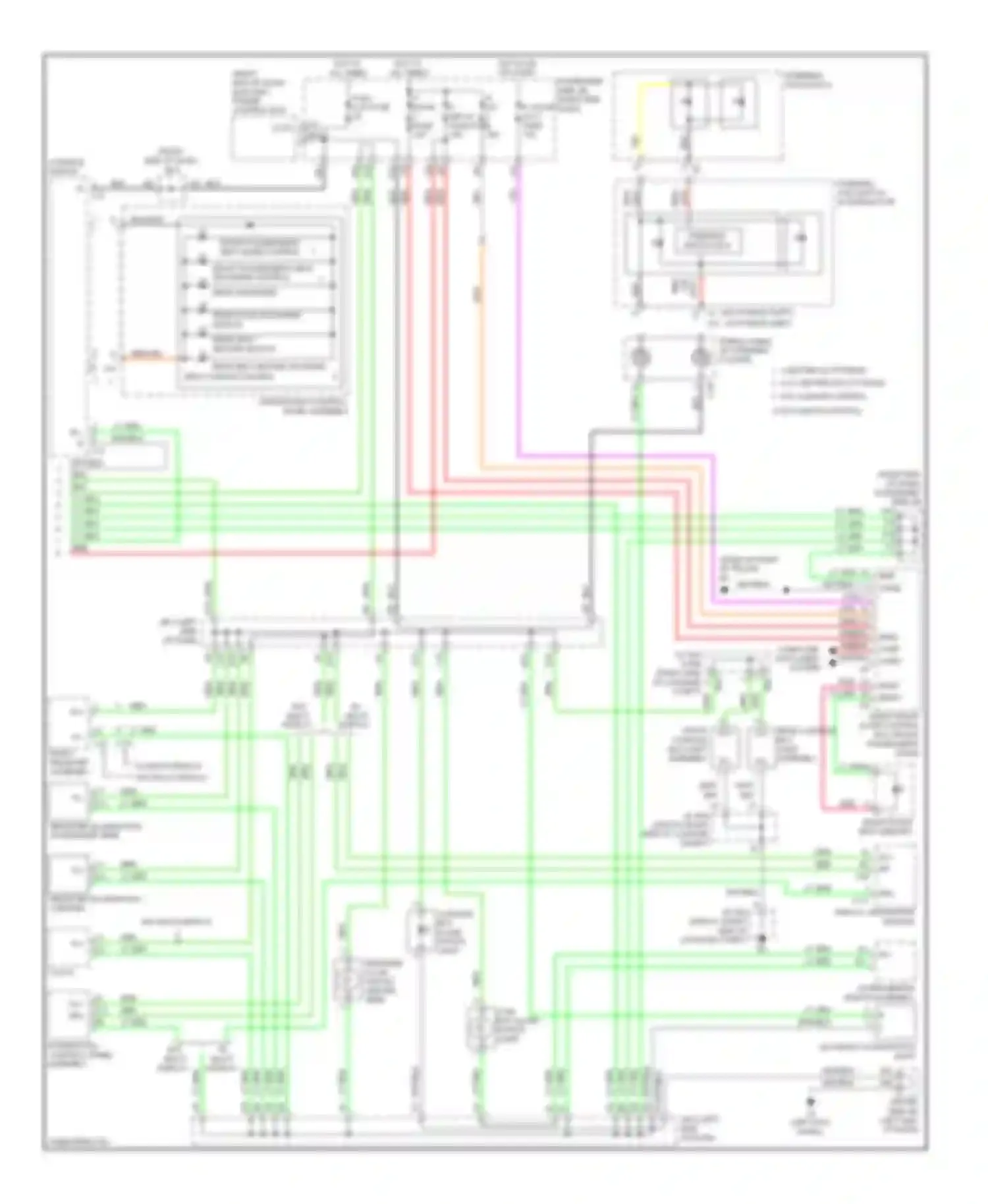 LS Lexus IV (2006-2012): Instrument illumination circuit (3 of 3)