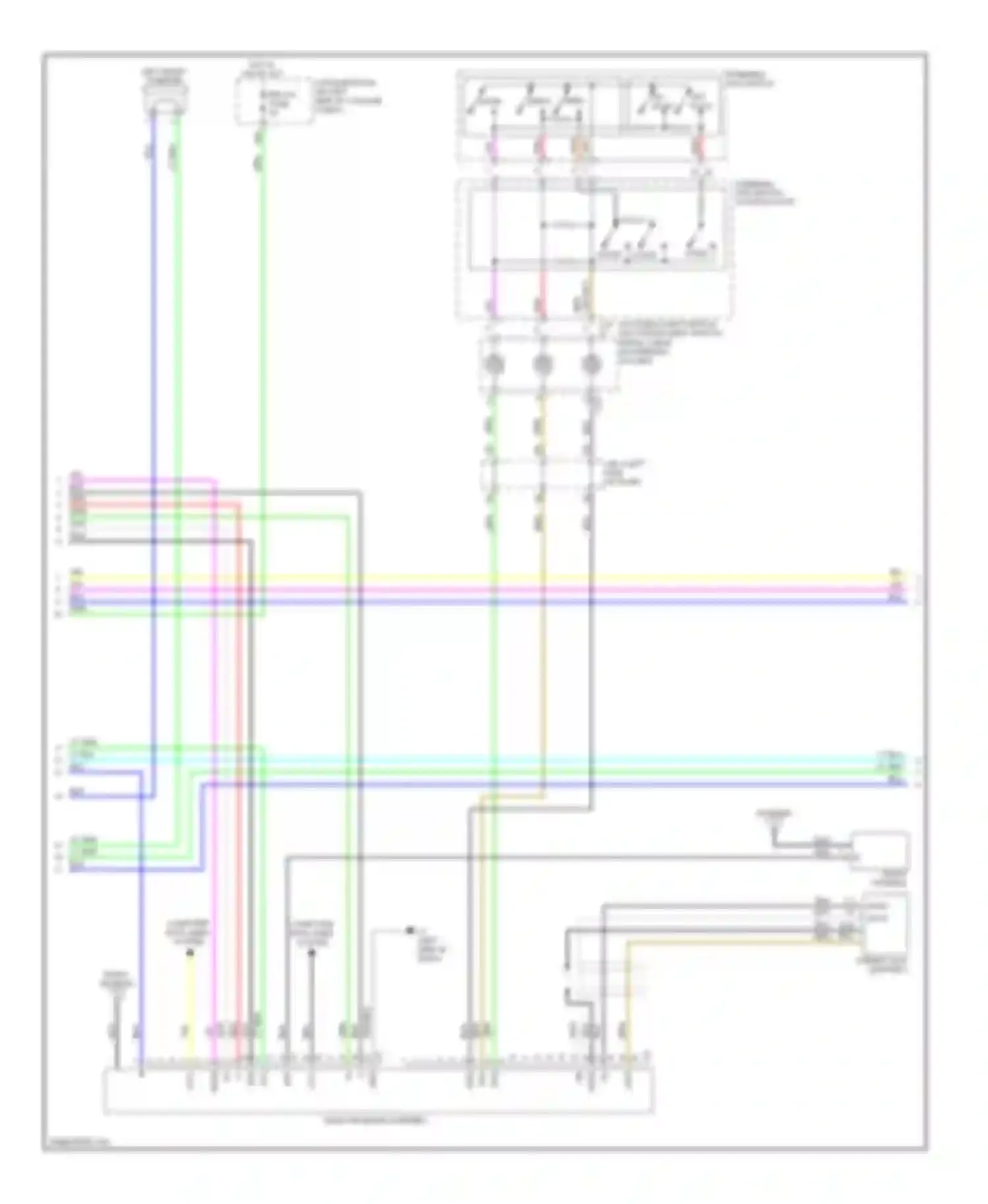 LS Lexus IV (2006-2012): Navigation circuit, without multi display (2 of 4)