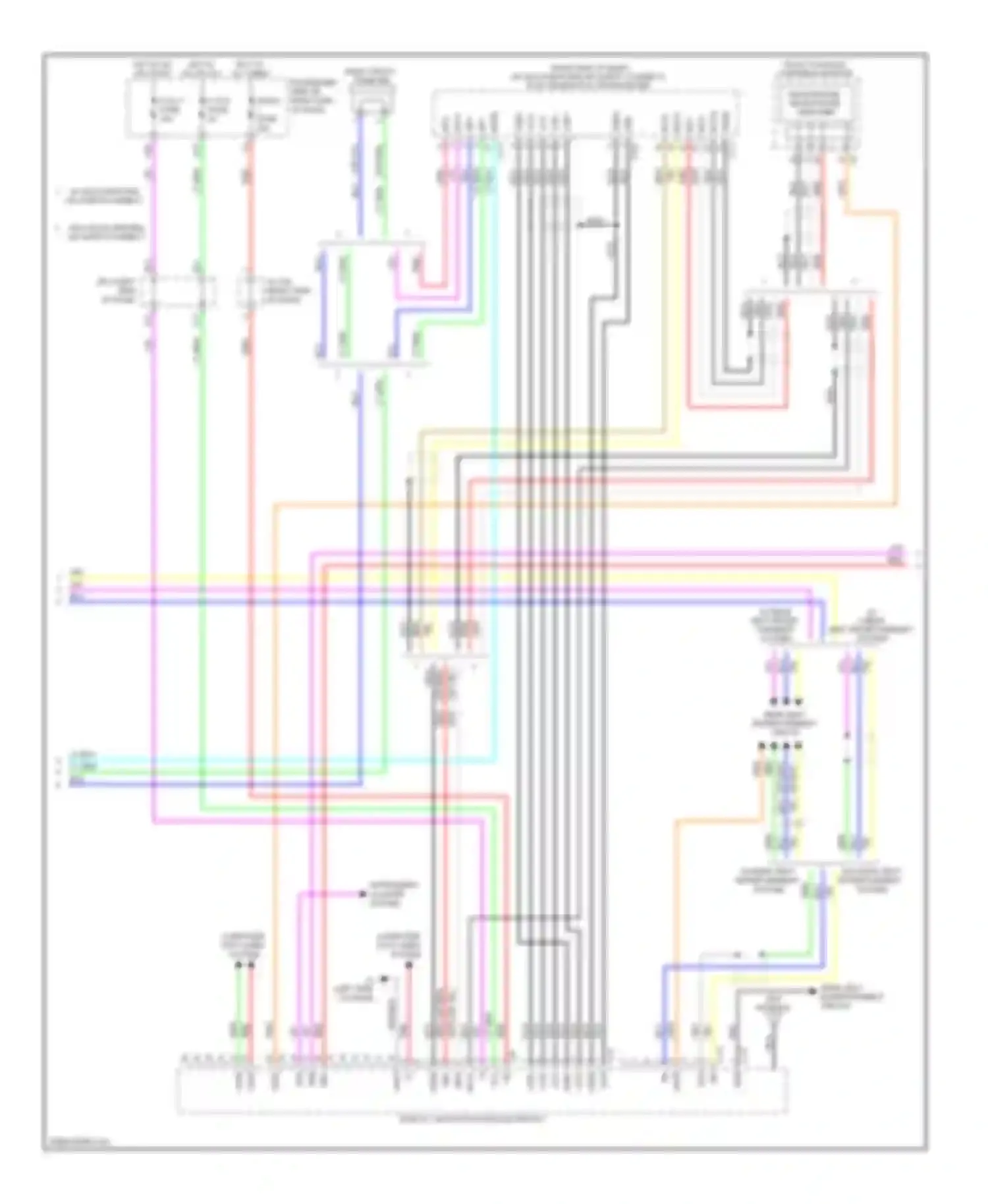 LS Lexus IV (2006-2012): Navigation circuit, without multi display (3 of 4)