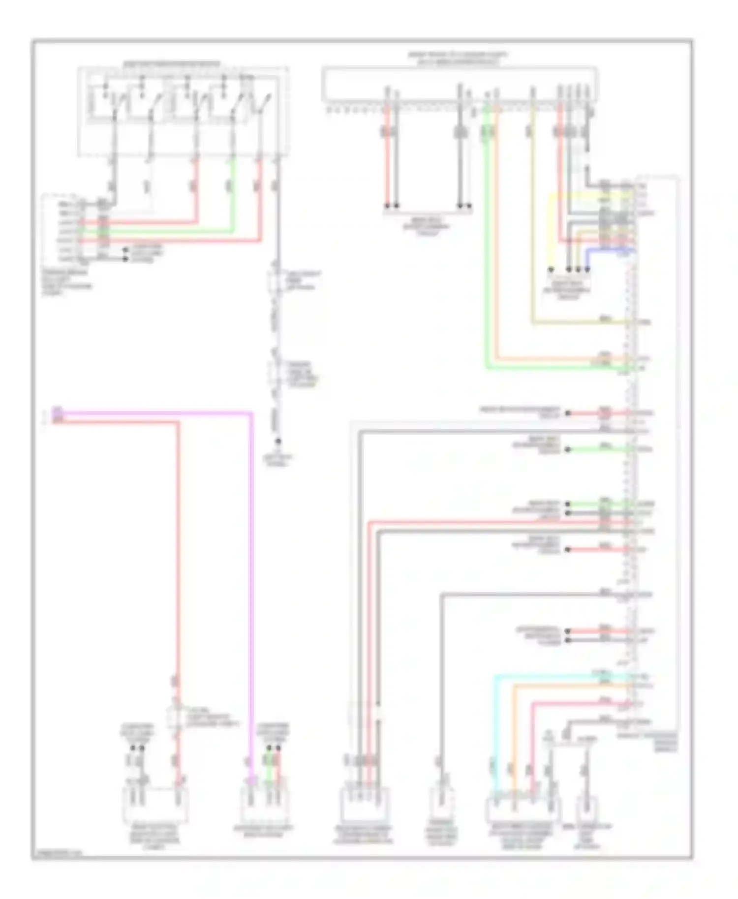 LS Lexus IV (2006-2012): Navigation circuit, without multi display (4 of 4)