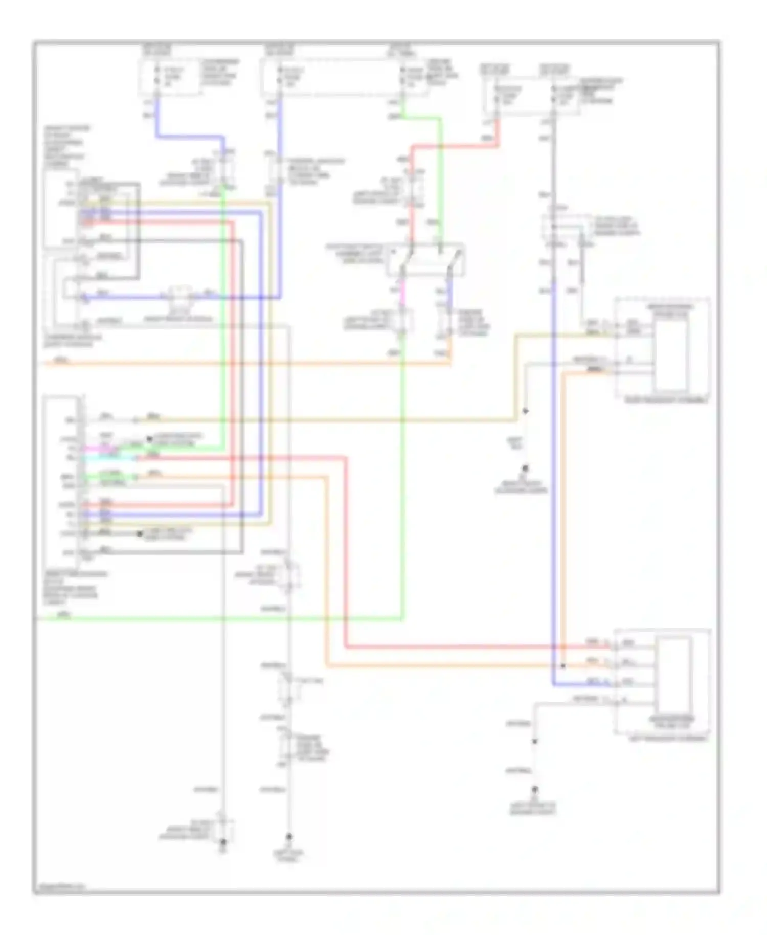LS Lexus IV (2006-2012): Object detection circuit (2 of 2)