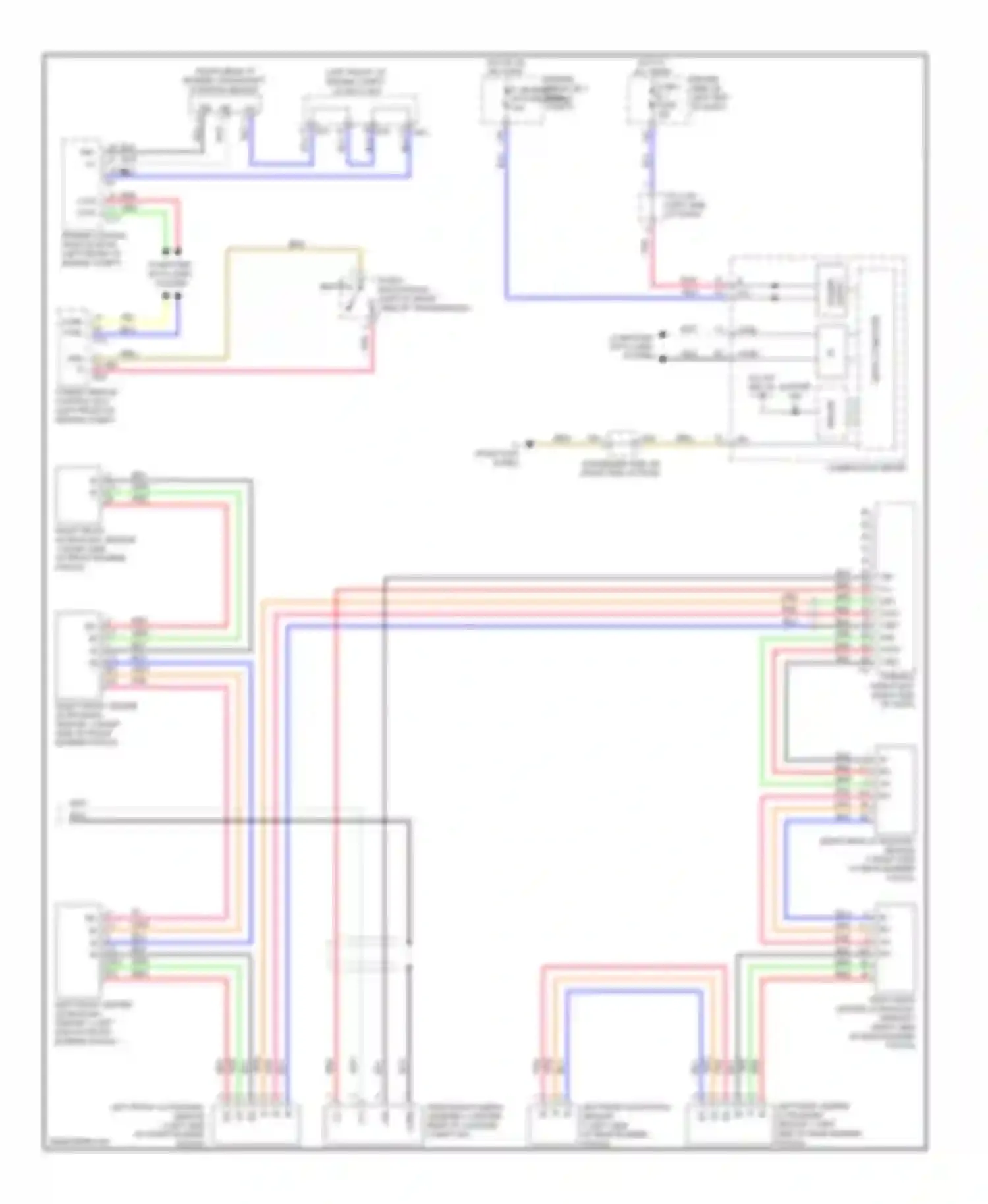 LS Lexus IV (2006-2012): Parking assistant circuit (2 of 2)