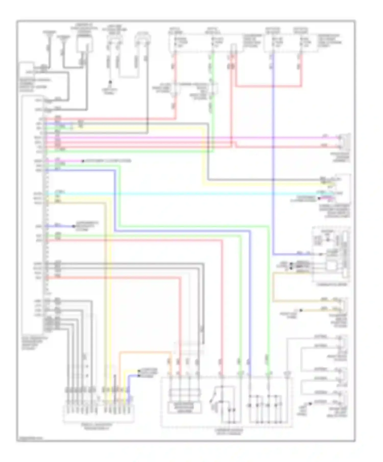 LS Lexus IV (2006-2012): Telematics circuit