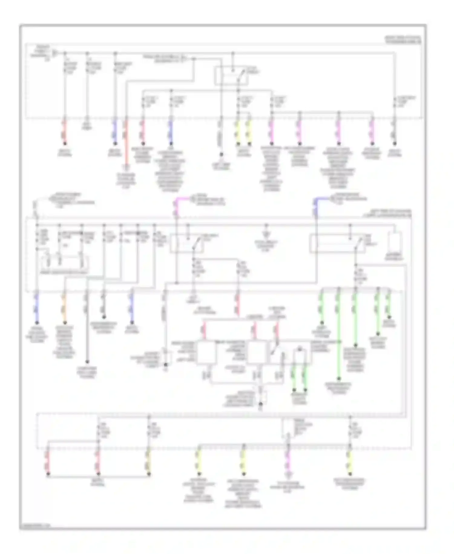 LS Lexus IV (2006-2012): Power distribution circuit (4 of 6)