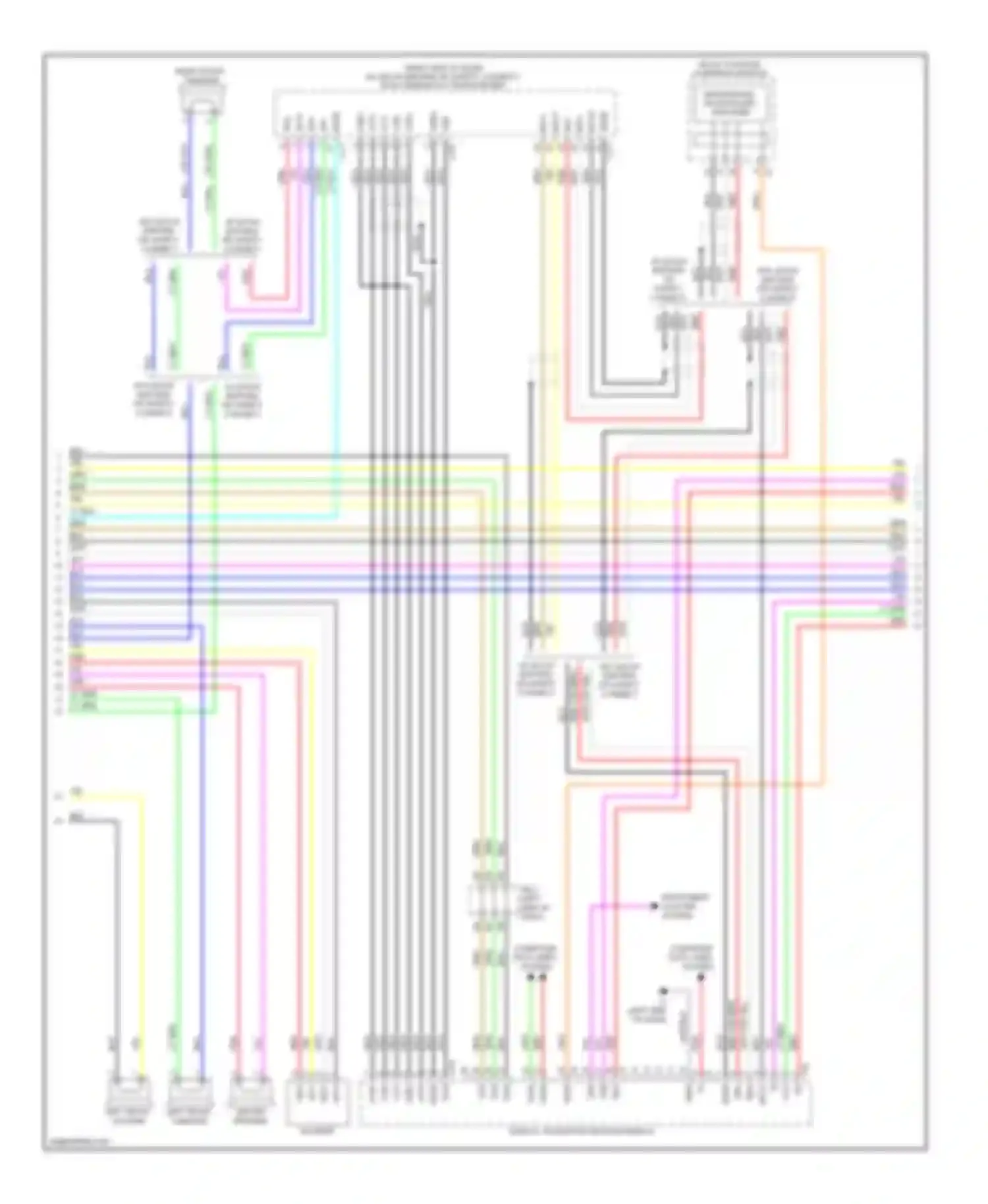 LS Lexus IV (2006-2012): Radio circuit, with multi display (2 of 4)