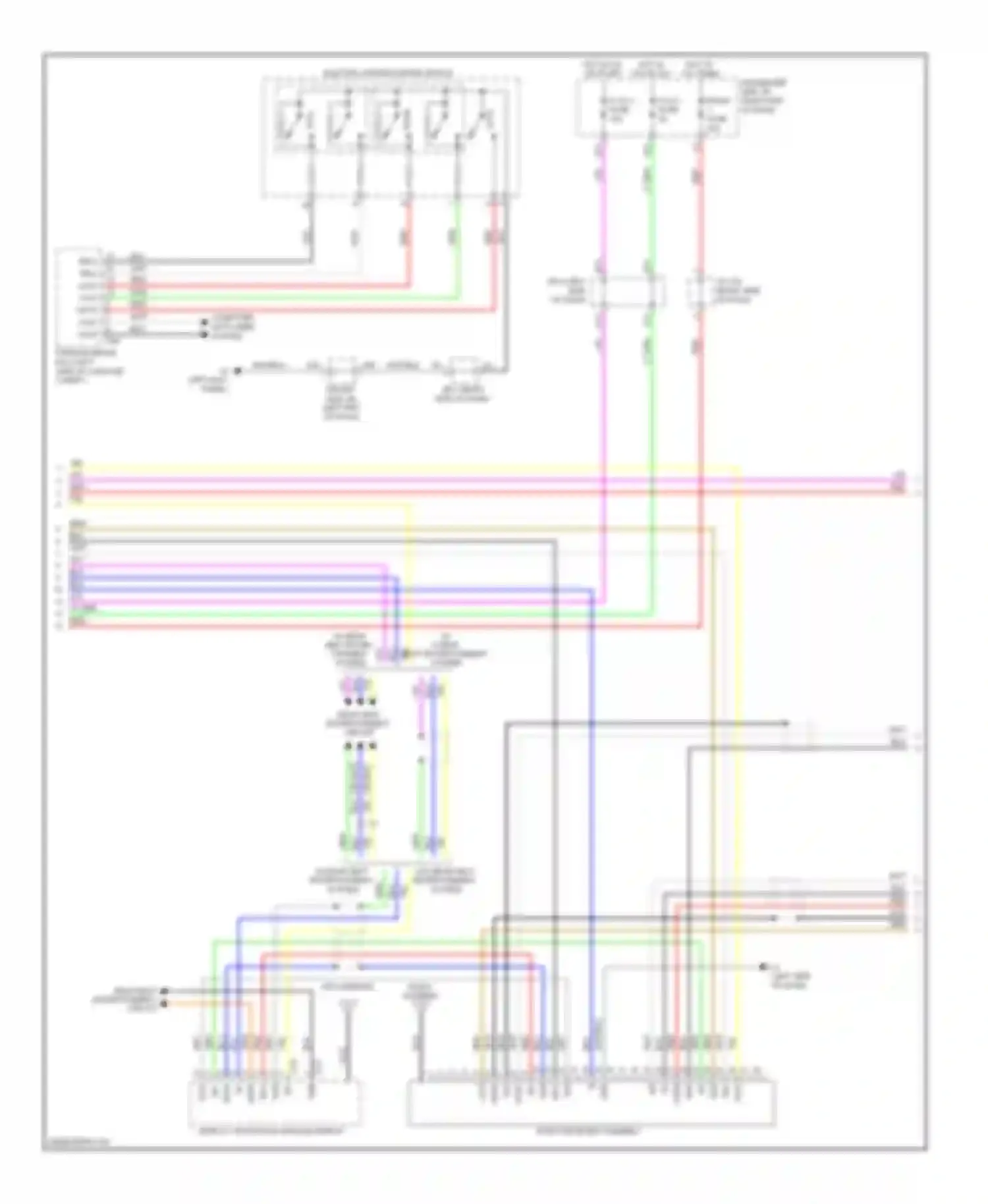 LS Lexus IV (2006-2012): Radio circuit, with multi display (3 of 4)