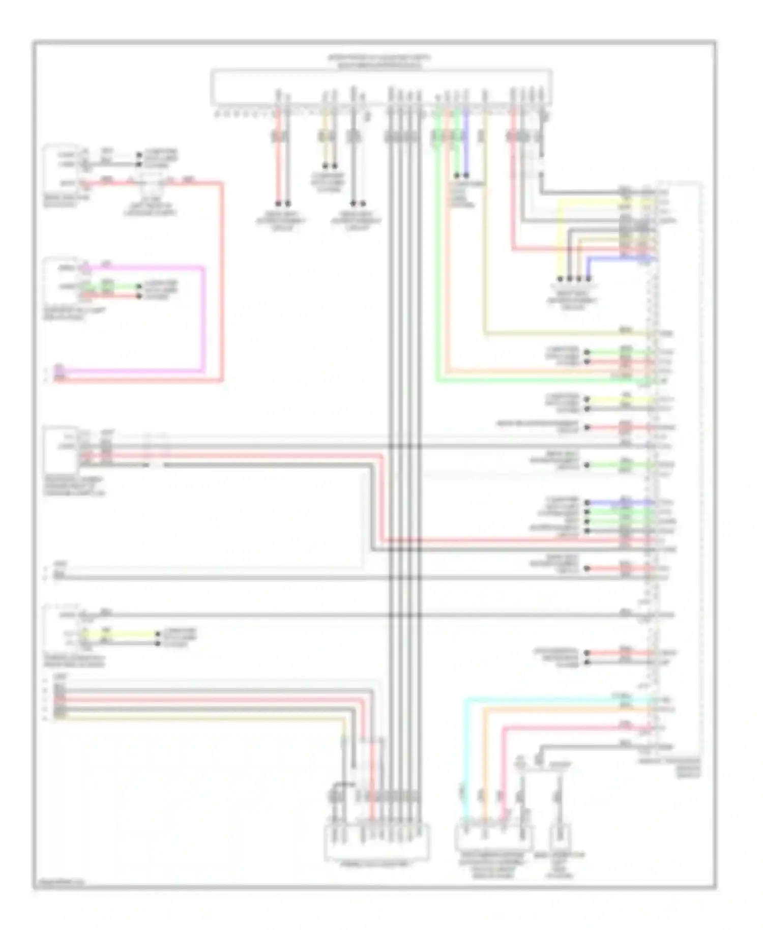 LS Lexus IV (2006-2012): Radio circuit, with multi display (4 of 4)