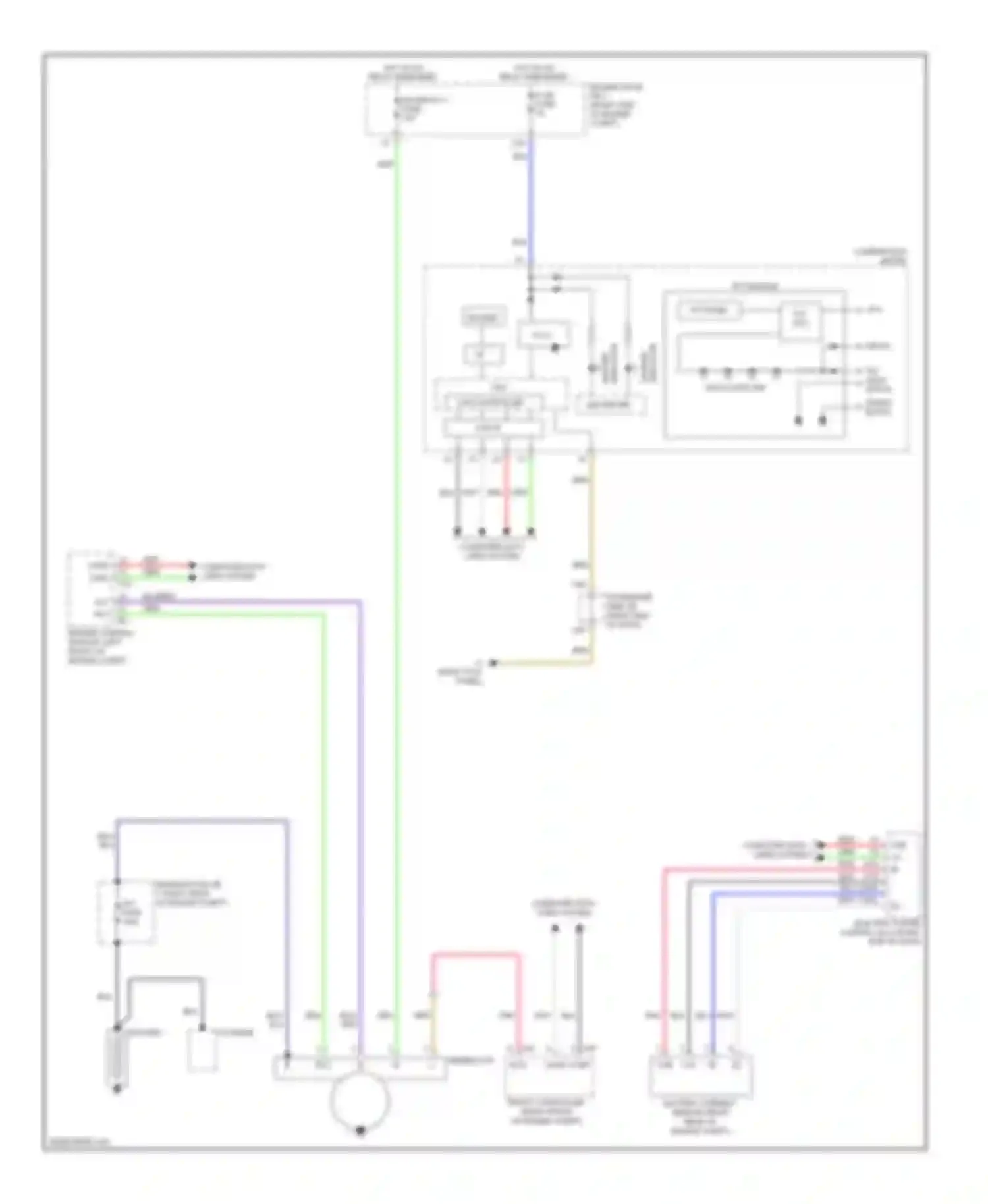 LS Lexus IV (2006-2012): Charging circuit