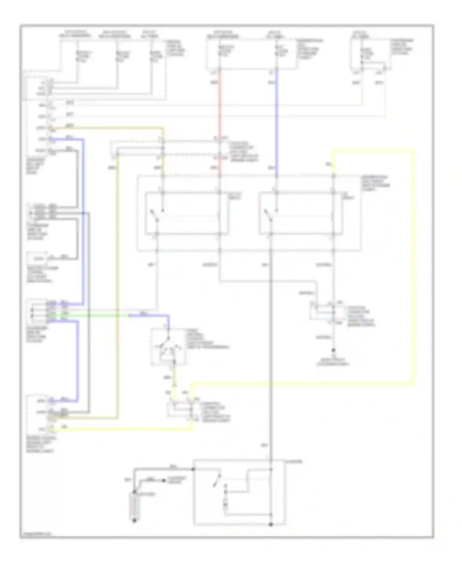 LS Lexus IV (2006-2012): Starting circuit