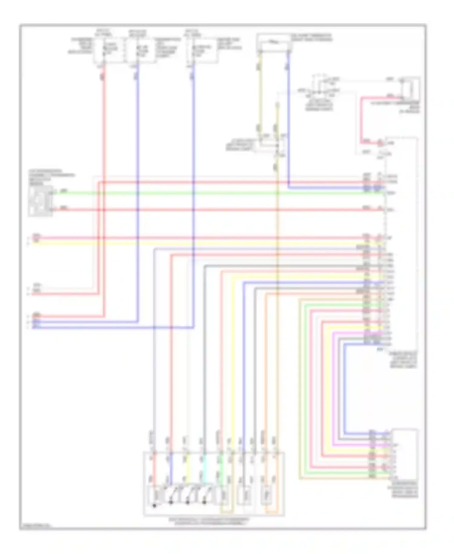 LS Lexus IV (2006-2012): Transmission circuit (3 of 3)