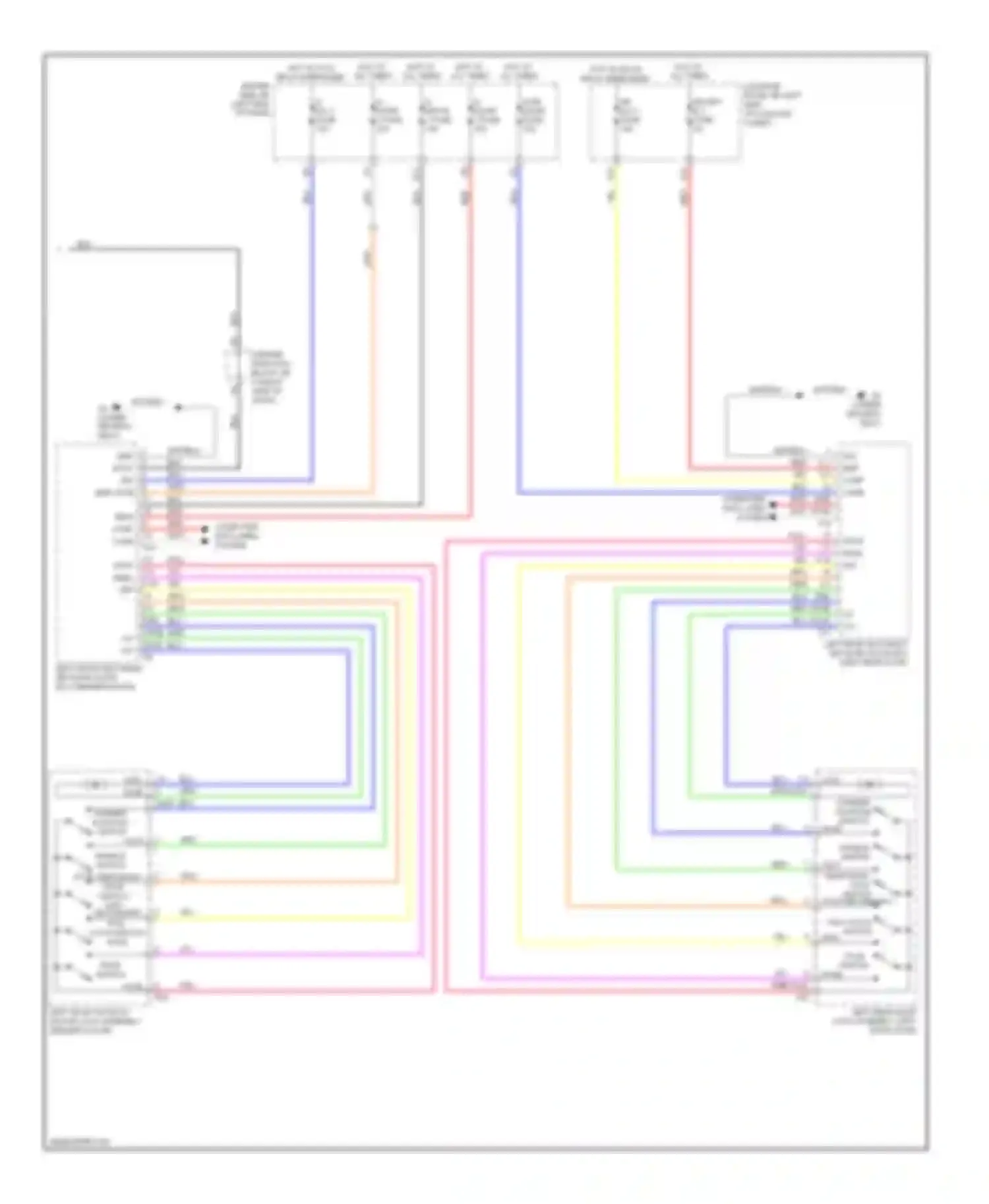 LS Lexus IV (2006-2012): Power door closer circuit (2 of 2)