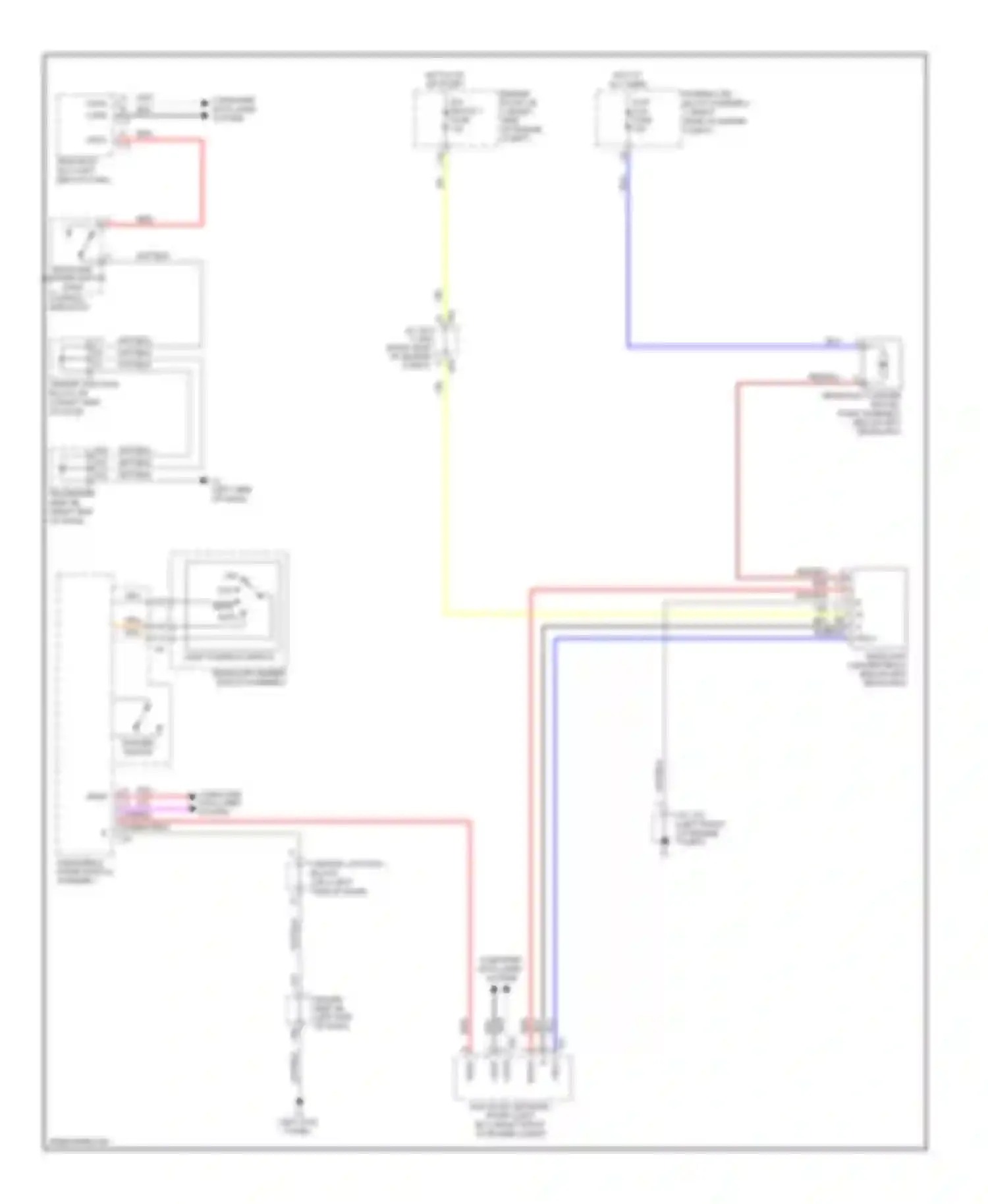 LS Lexus IV (2006-2012): Headlamp washer circuit