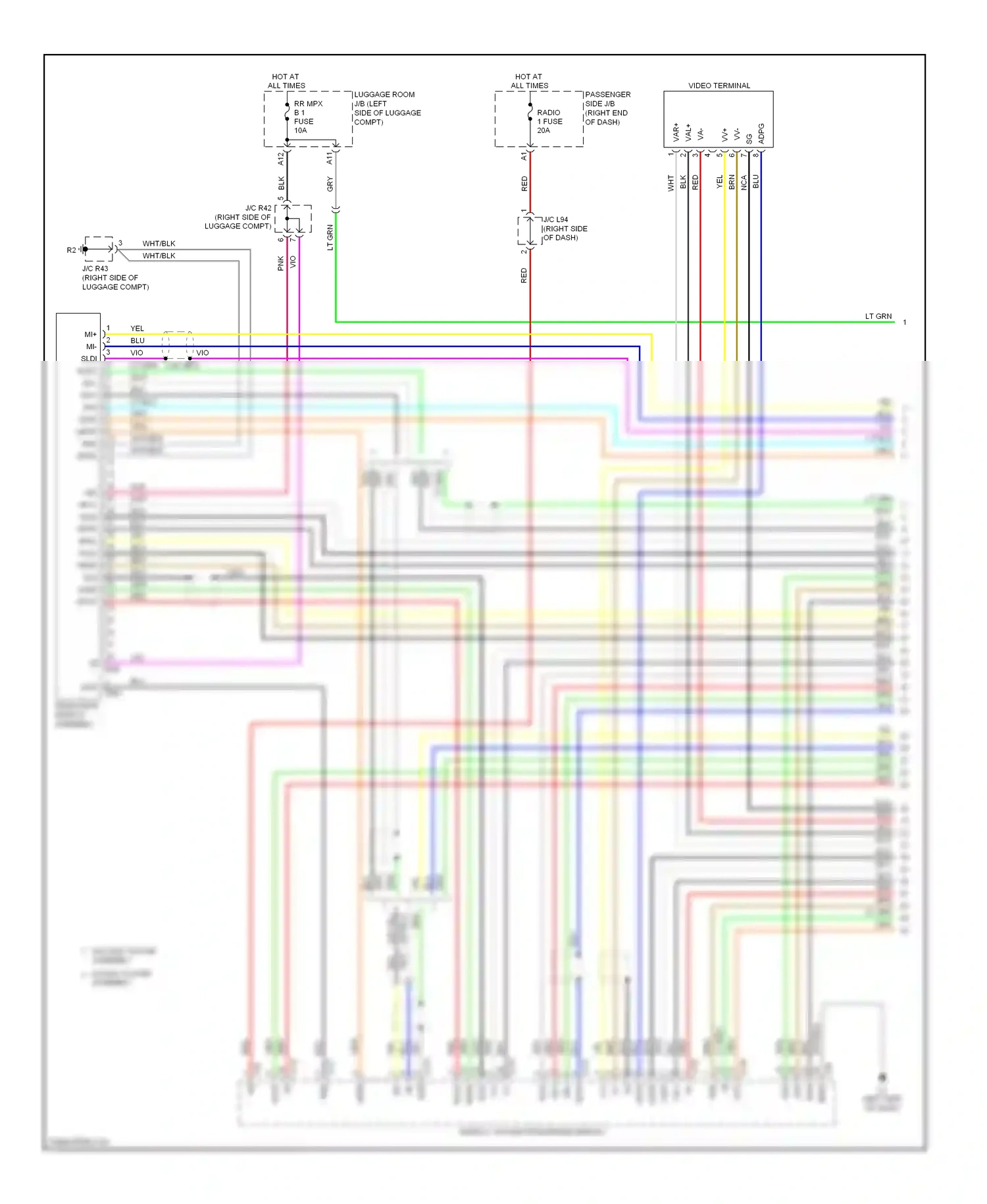 Lexus LS IV (2006-2012) agnd wiring diagram  (10 of 20)
