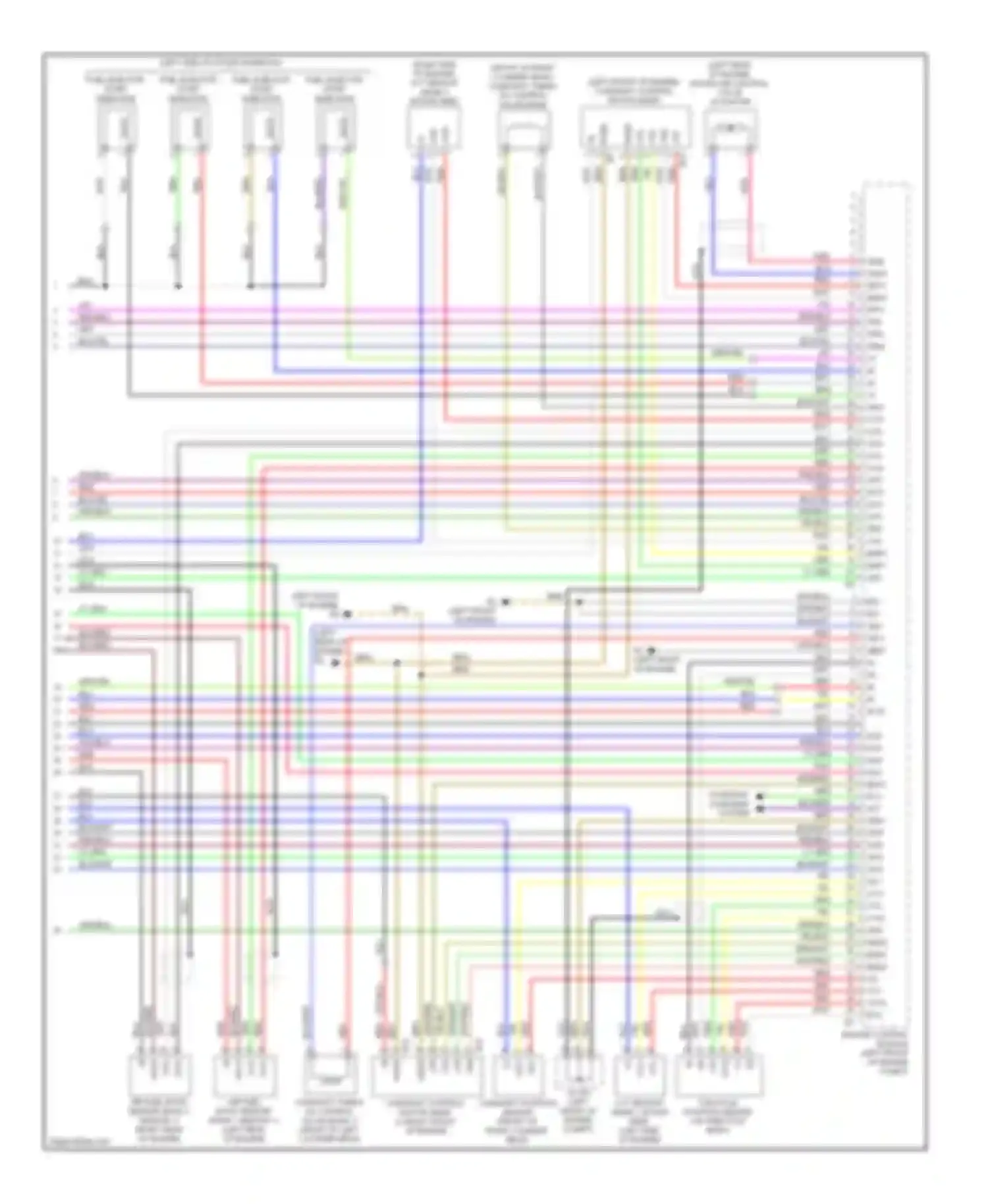 Wiring diagram blk/wht for Lexus LS IV (2006-2012) (10 of 31)