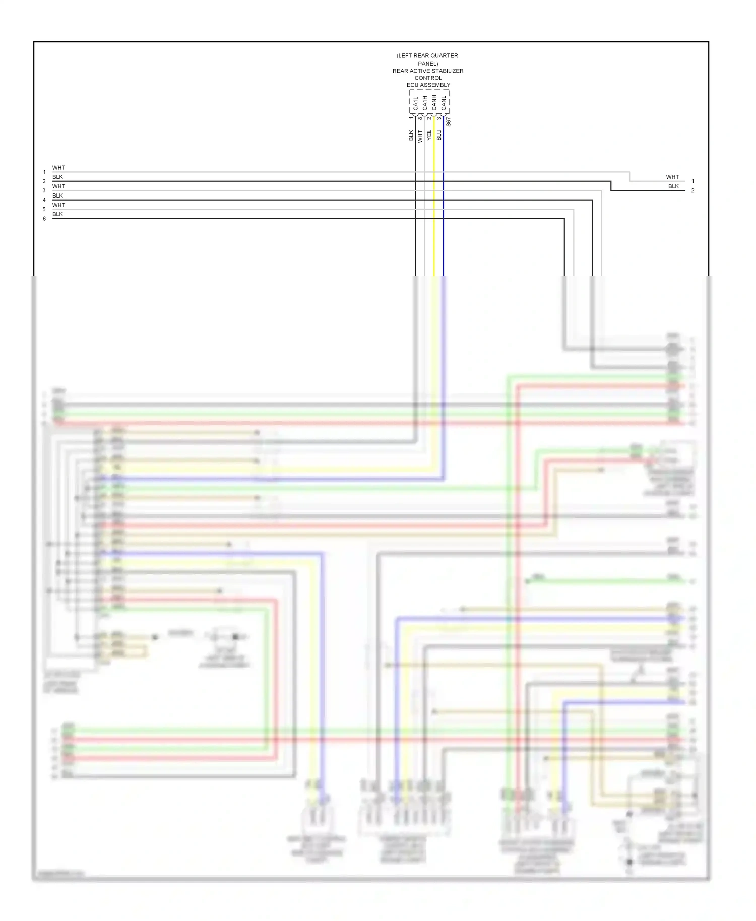 Lexus LS IV (2006-2012) can (+) wiring diagram  (3 of 5)