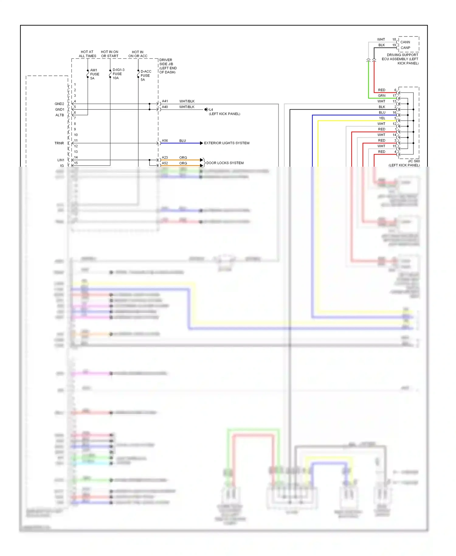 Lexus LS IV (2006-2012) canp wiring diagram  (41 of 63)