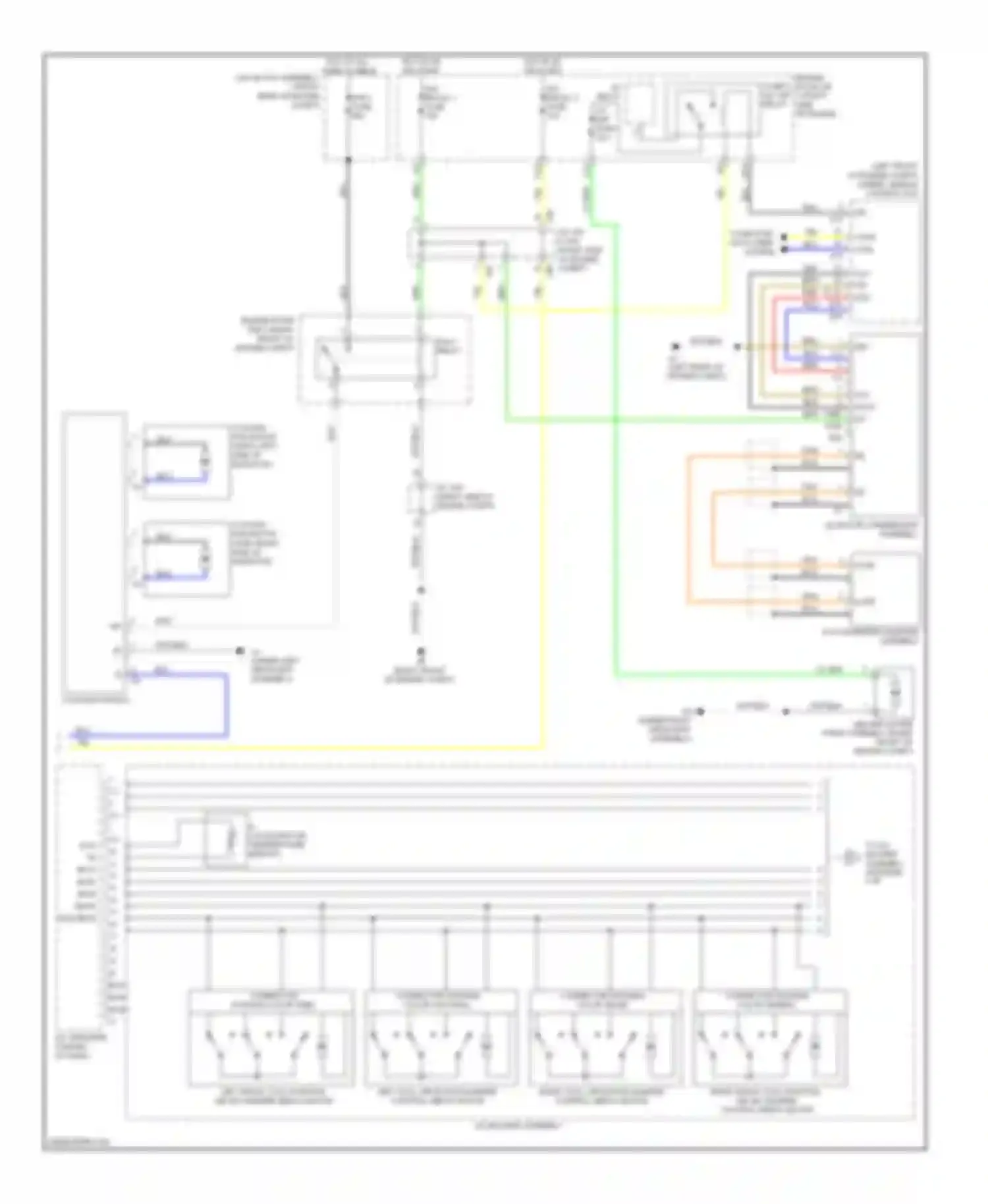 Wiring diagram clk dout for Lexus LS IV (2006-2012) (1 of 1)