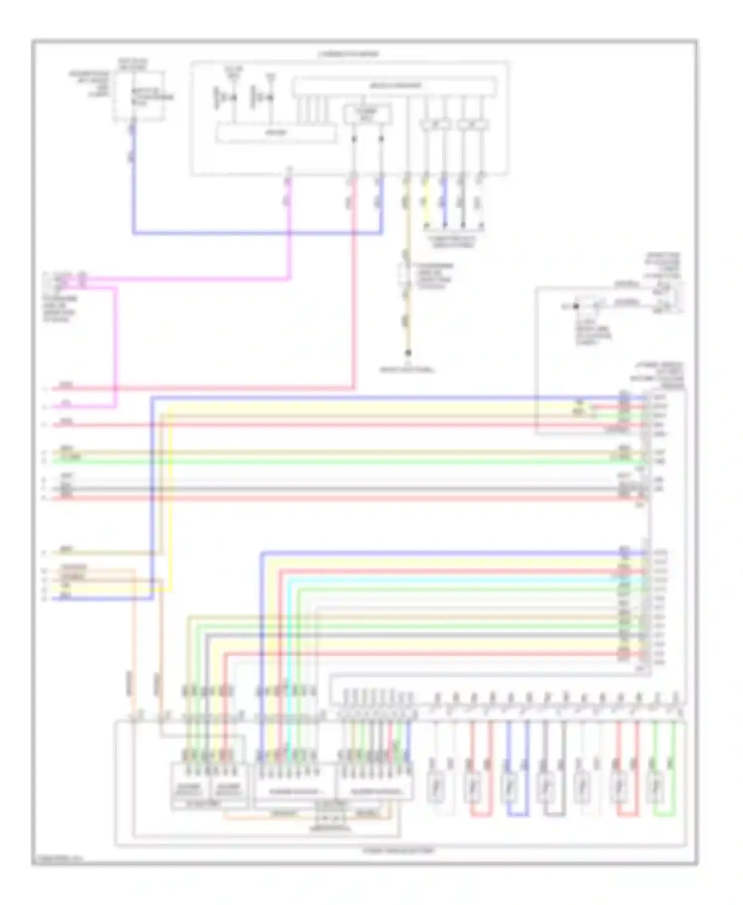 Wiring diagram computer data lines system for Lexus LS IV (2006-2012) (130 of 138)