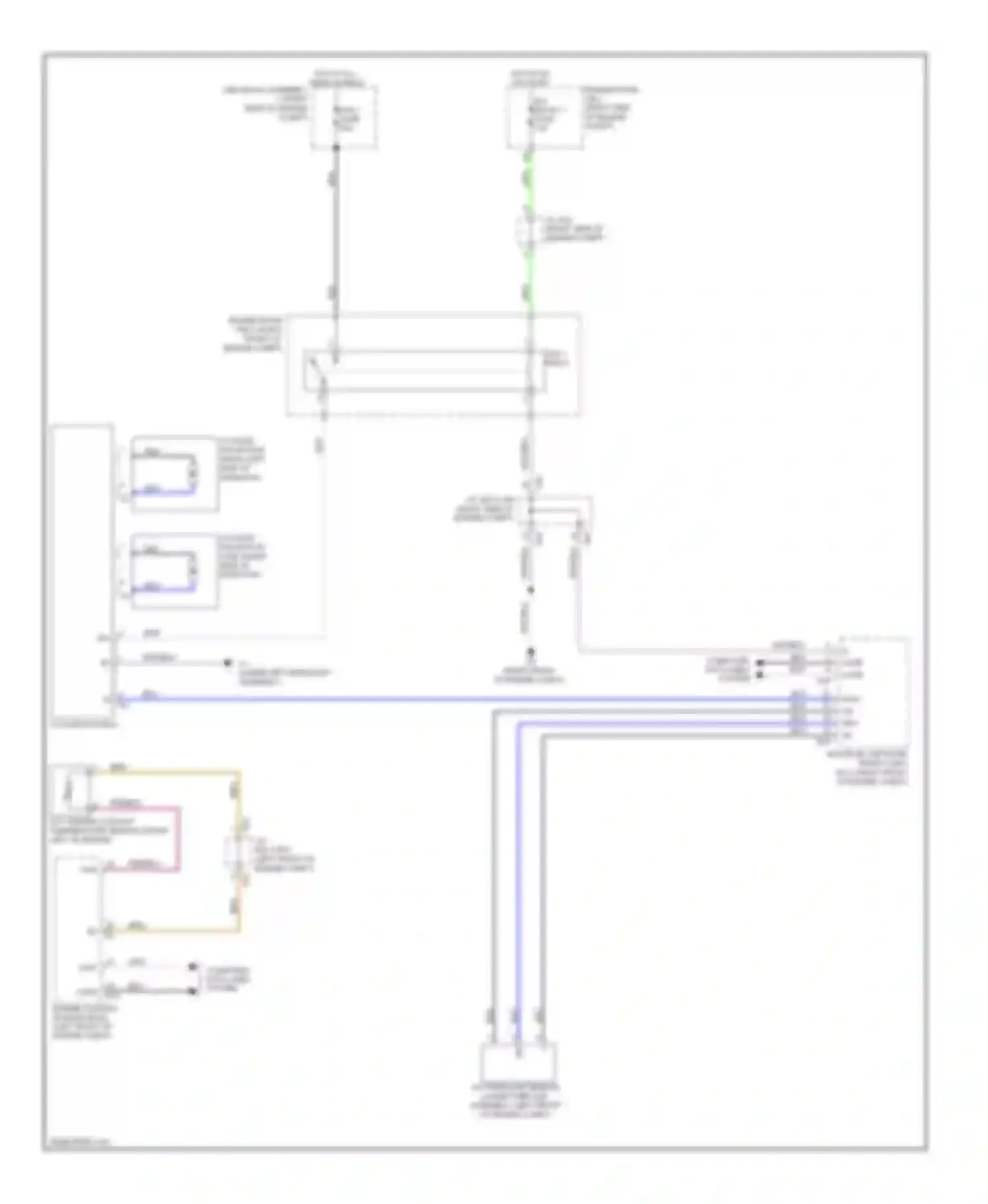 Wiring diagram cooling fan ecu for Lexus LS IV (2006-2012) (2 of 3)