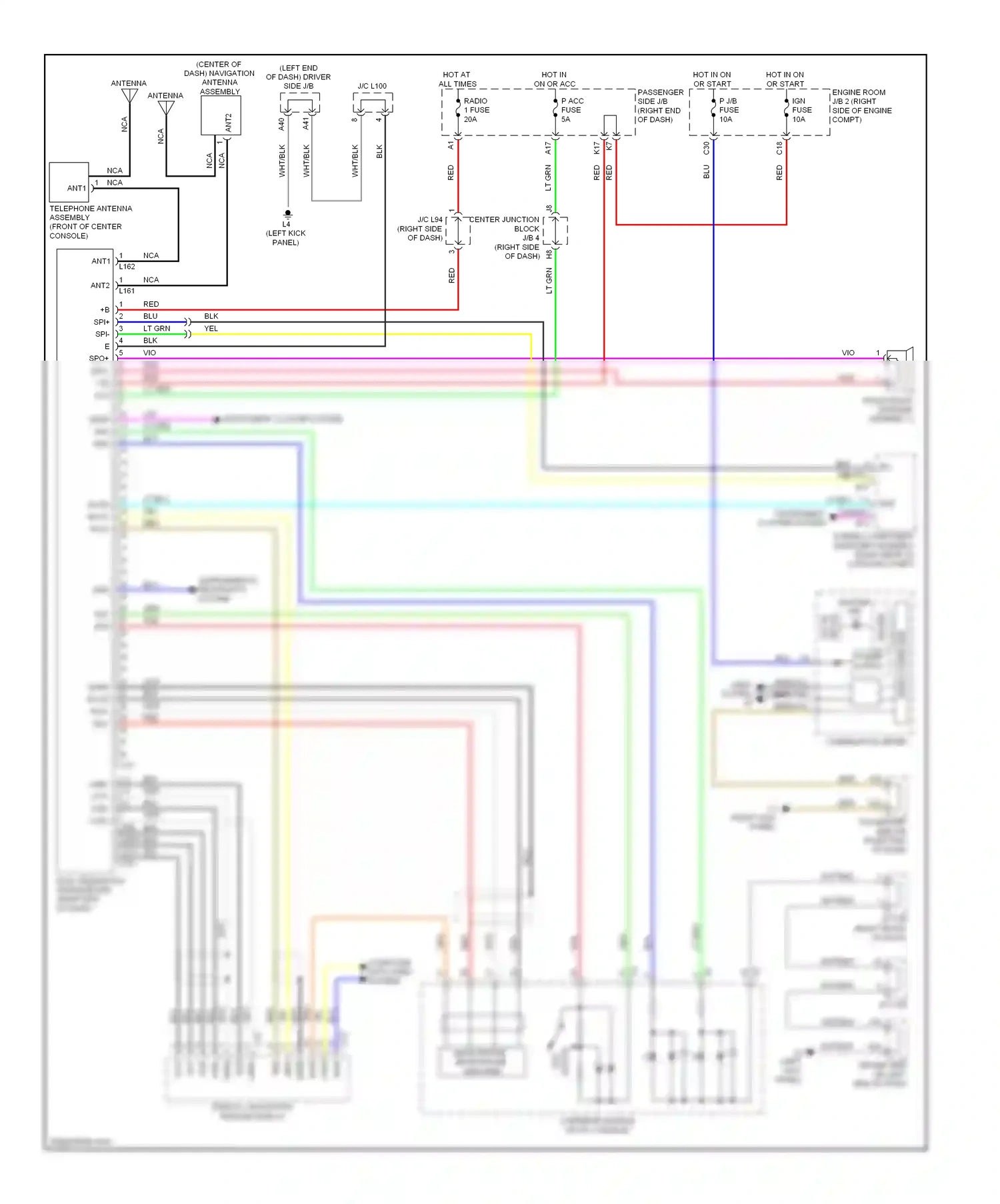 Lexus LS IV (2006-2012) dcm wiring diagram  (7 of 7)