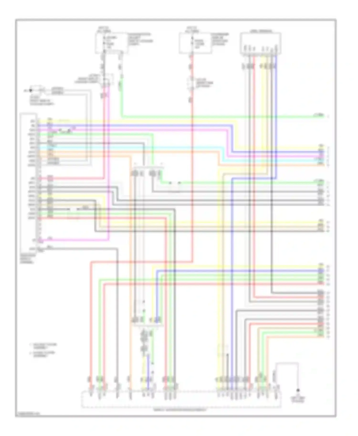 Wiring diagram display, navigation module display for Lexus LS IV (2006-2012) (29 of 35)