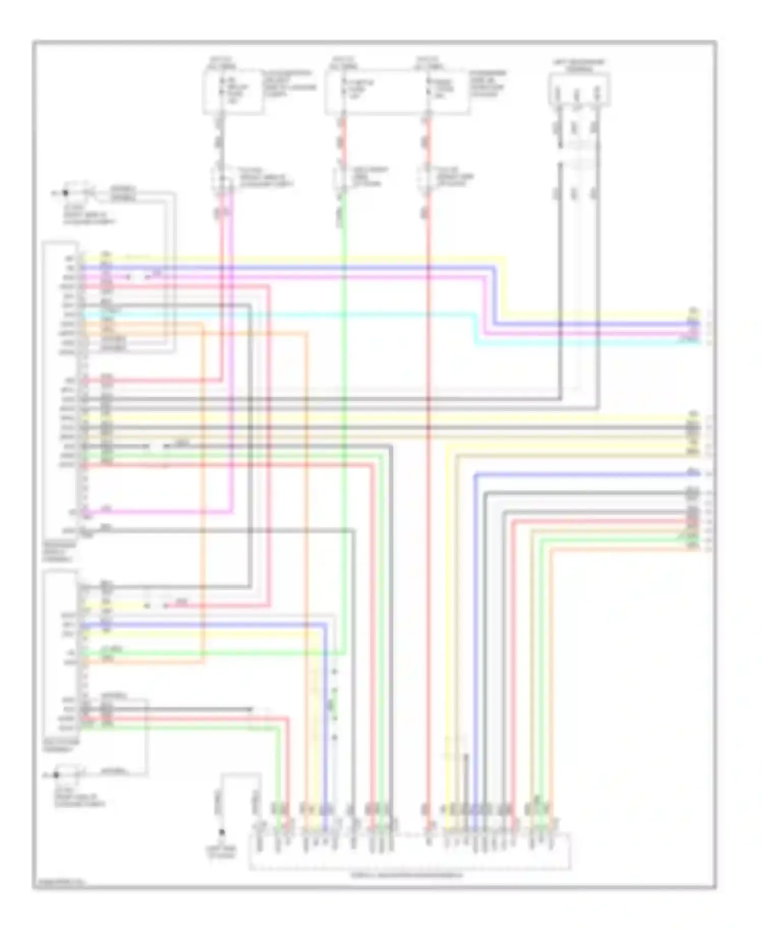 Wiring diagram display, navigation module display for Lexus LS IV (2006-2012) (27 of 35)