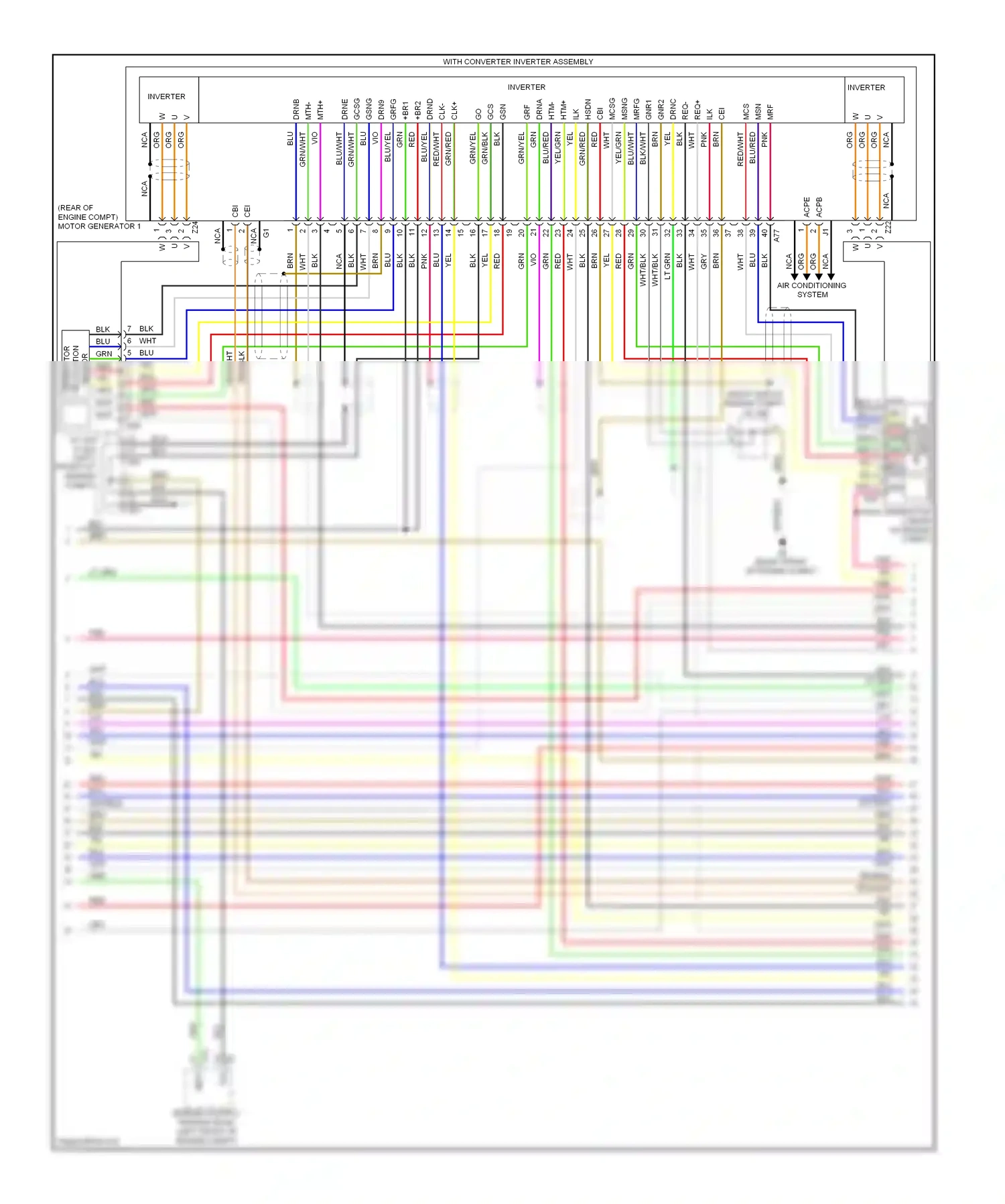 Lexus LS IV (2006-2012) drne wiring diagram  (2 of 2)