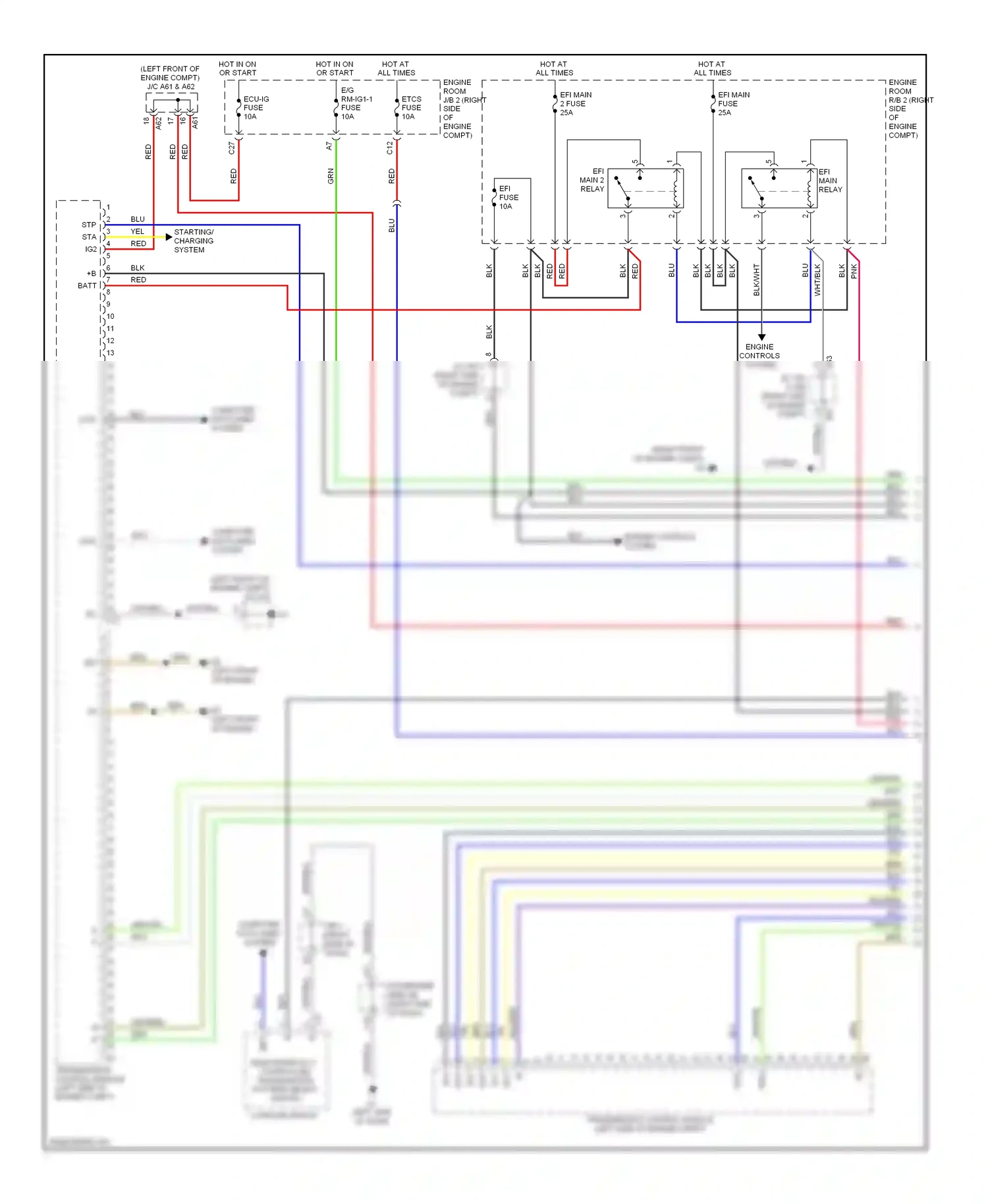 Lexus LS IV (2006-2012) e/g wiring diagram  (9 of 9)