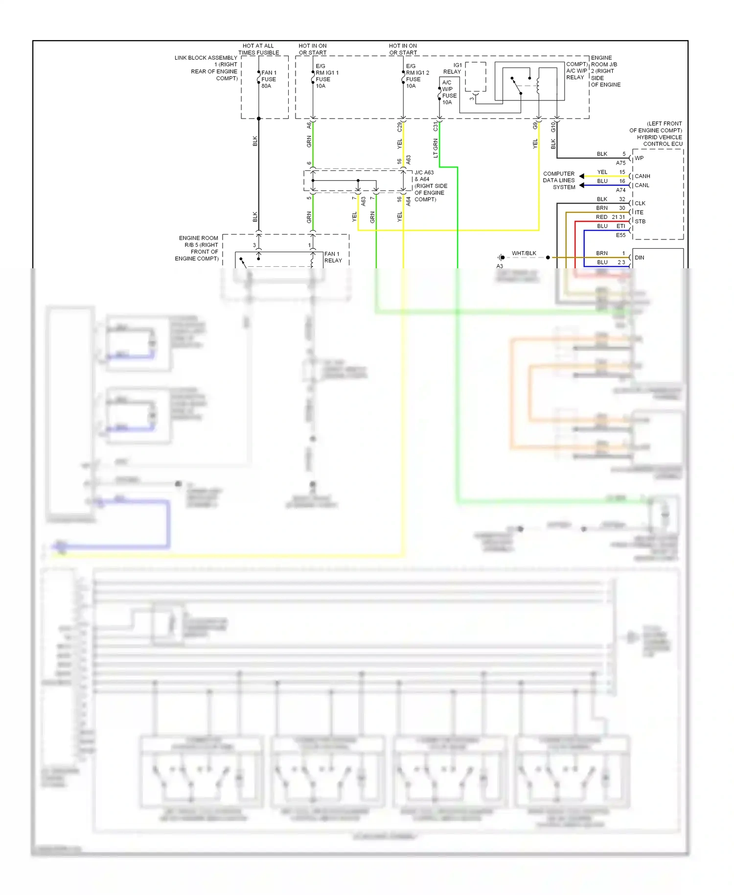 Lexus LS IV (2006-2012) e/g wiring diagram  (2 of 9)