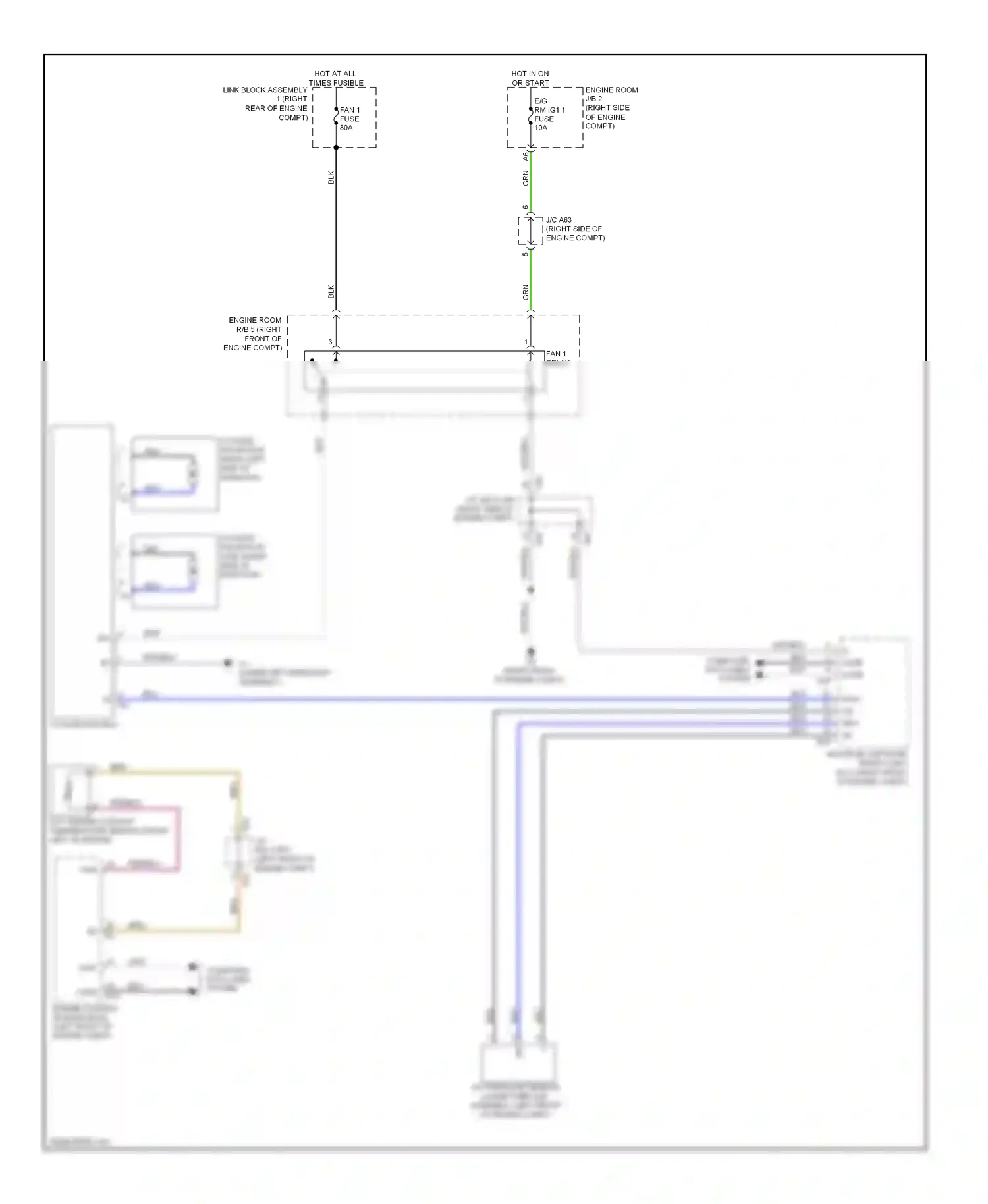 Lexus LS IV (2006-2012) engine control module (ecm) (left front of engine compt) wiring diagram  (2 of 11)