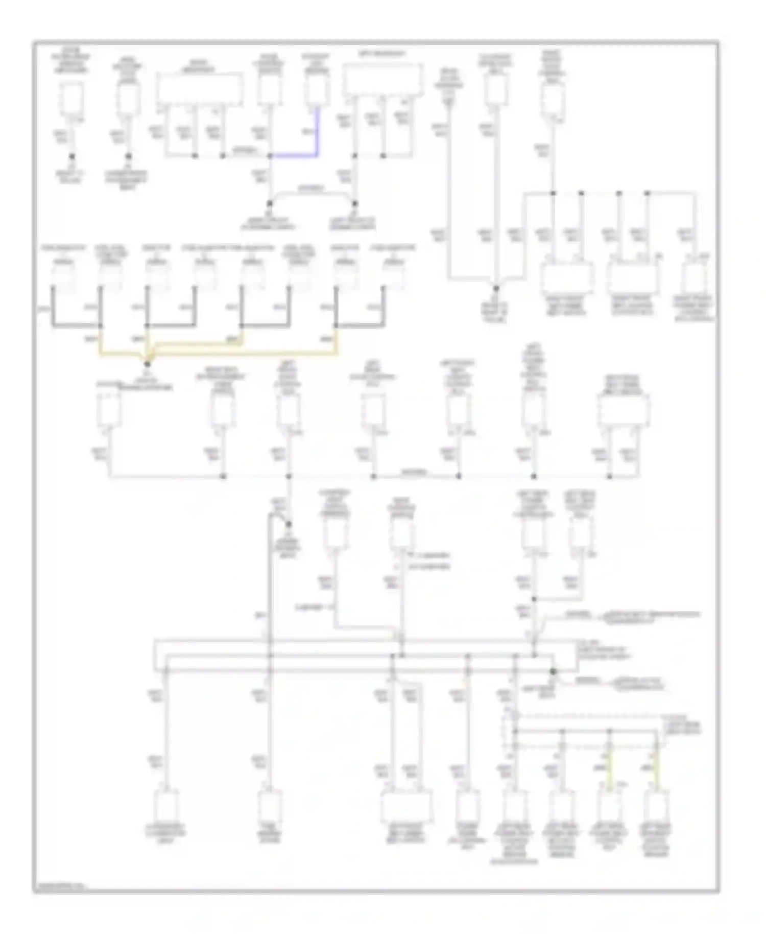 Wiring diagram fuel injector 6 shield for Lexus LS IV (2006-2012) (1 of 1)