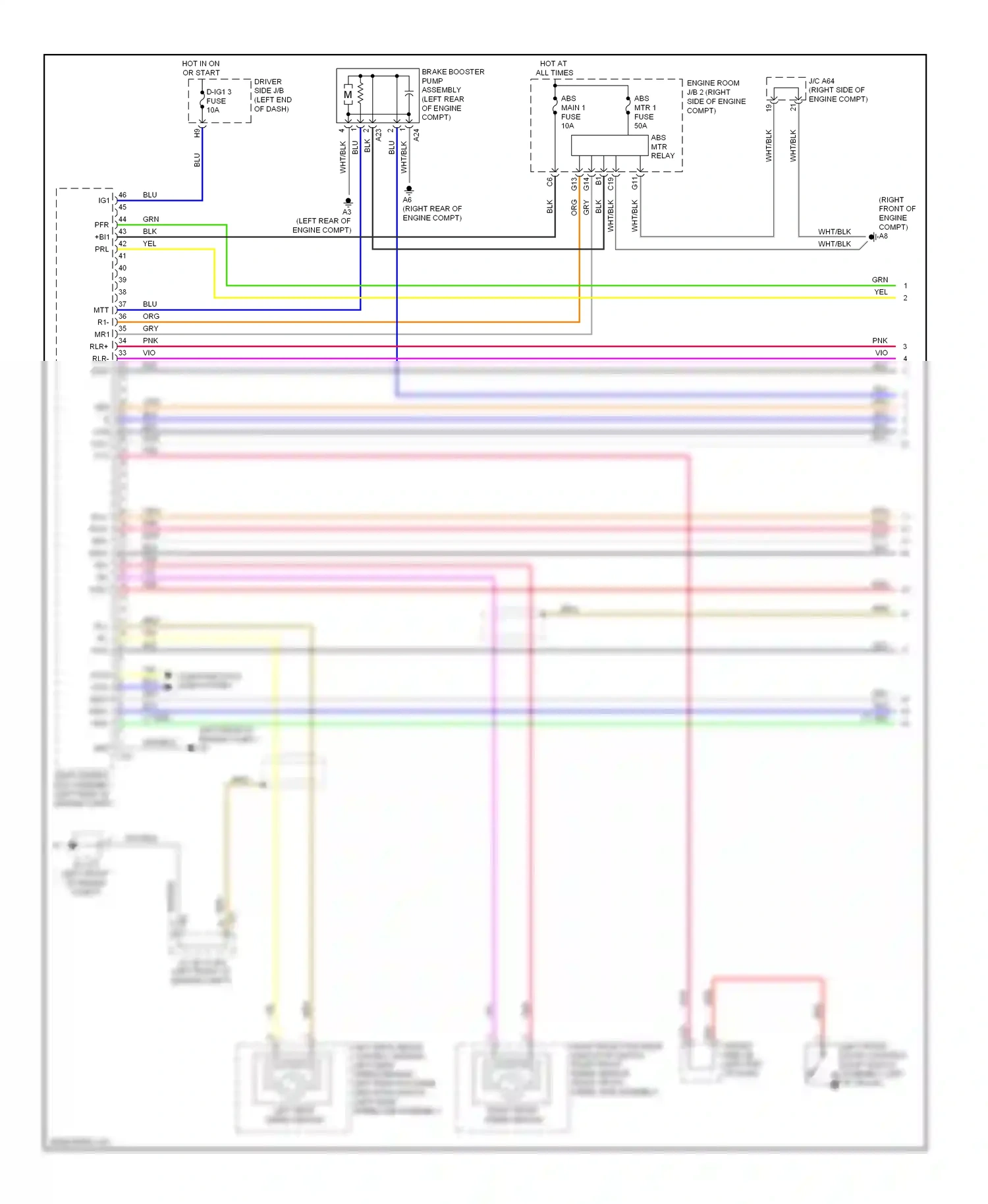 Lexus LS IV (2006-2012) fuse wiring diagram  (1 of 129)